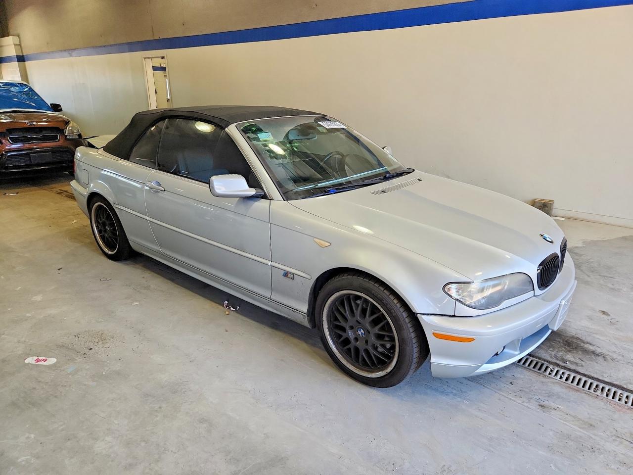2006 Bmw 325 Ci Silver vin: WBABW33436PX83755