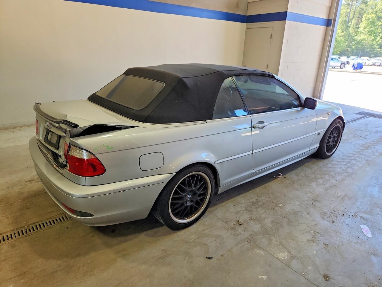 2006 Bmw 325 Ci Silver vin: WBABW33436PX83755