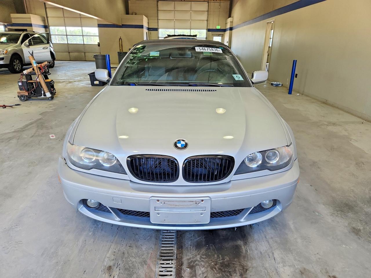 2006 Bmw 325 Ci Silver vin: WBABW33436PX83755