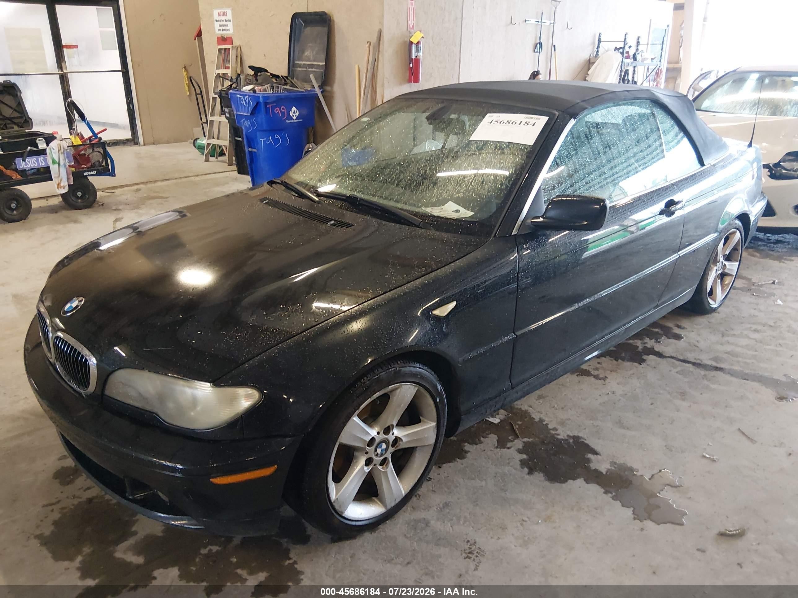 2004 Bmw 325ci   Black vin: WBABW33454PL24336