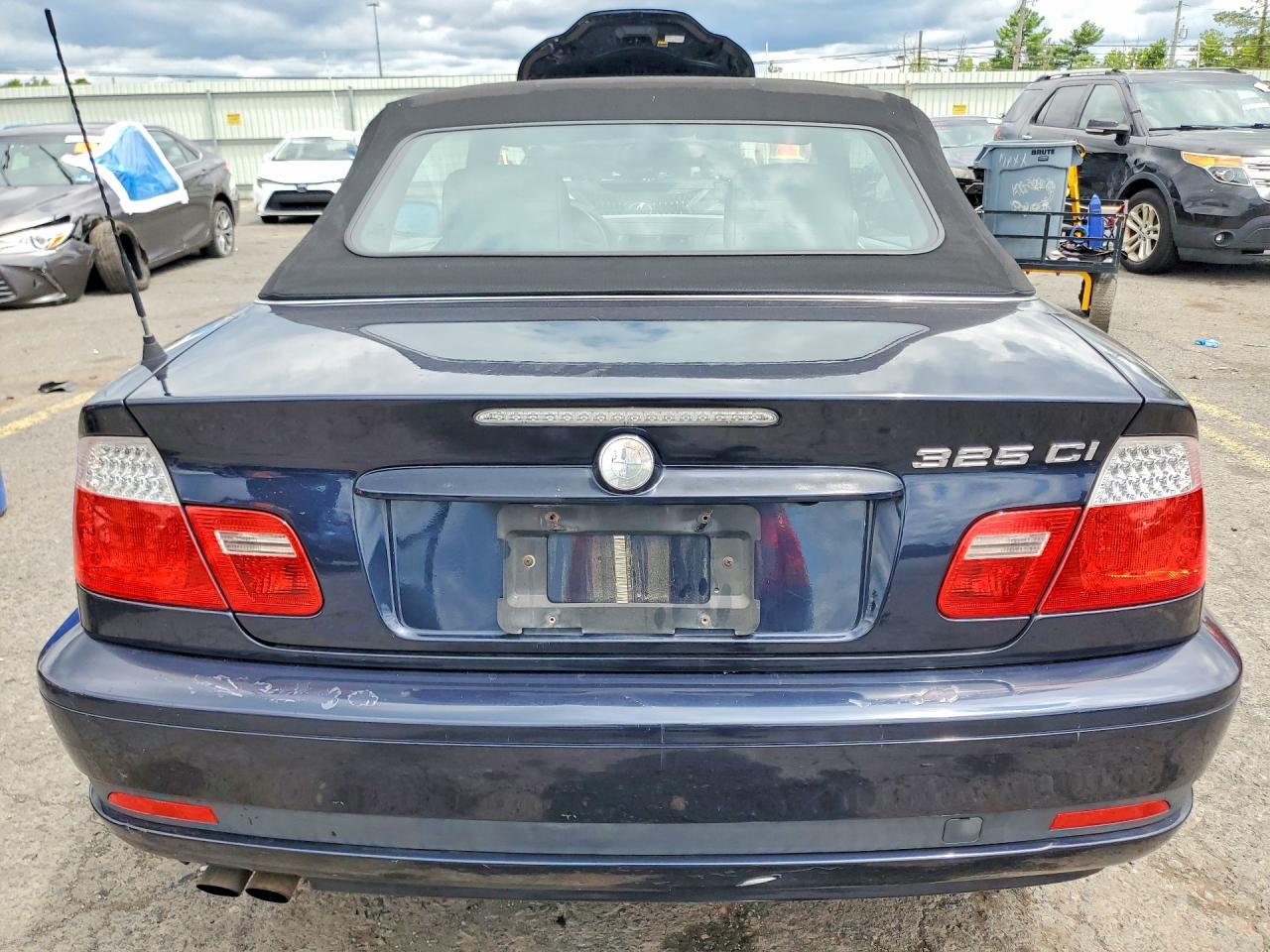 2006 Bmw 325 Ci Синий vin: WBABW33456PX83580