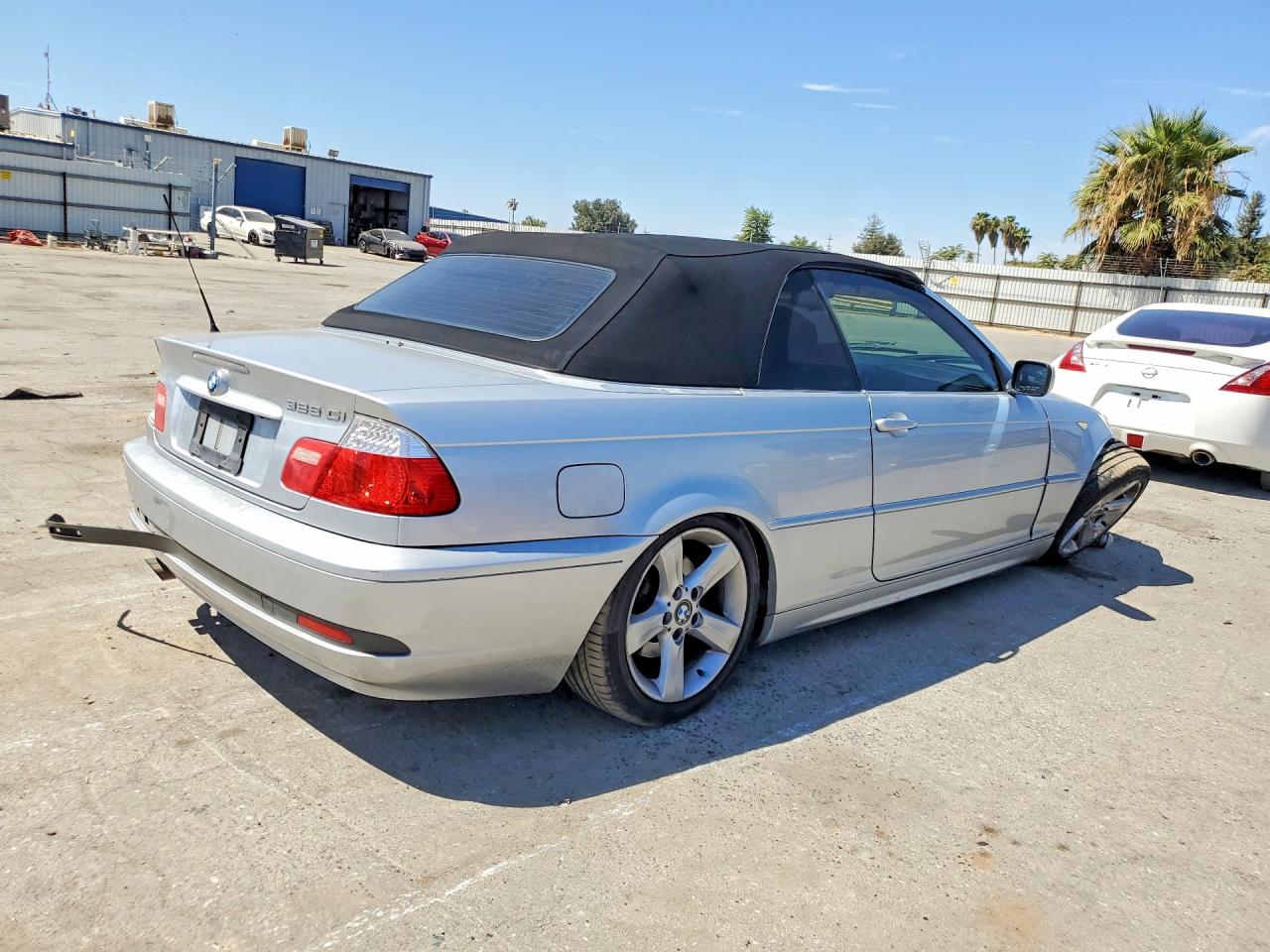 2004 Bmw 325 Ci Silver vin: WBABW33464PL28458
