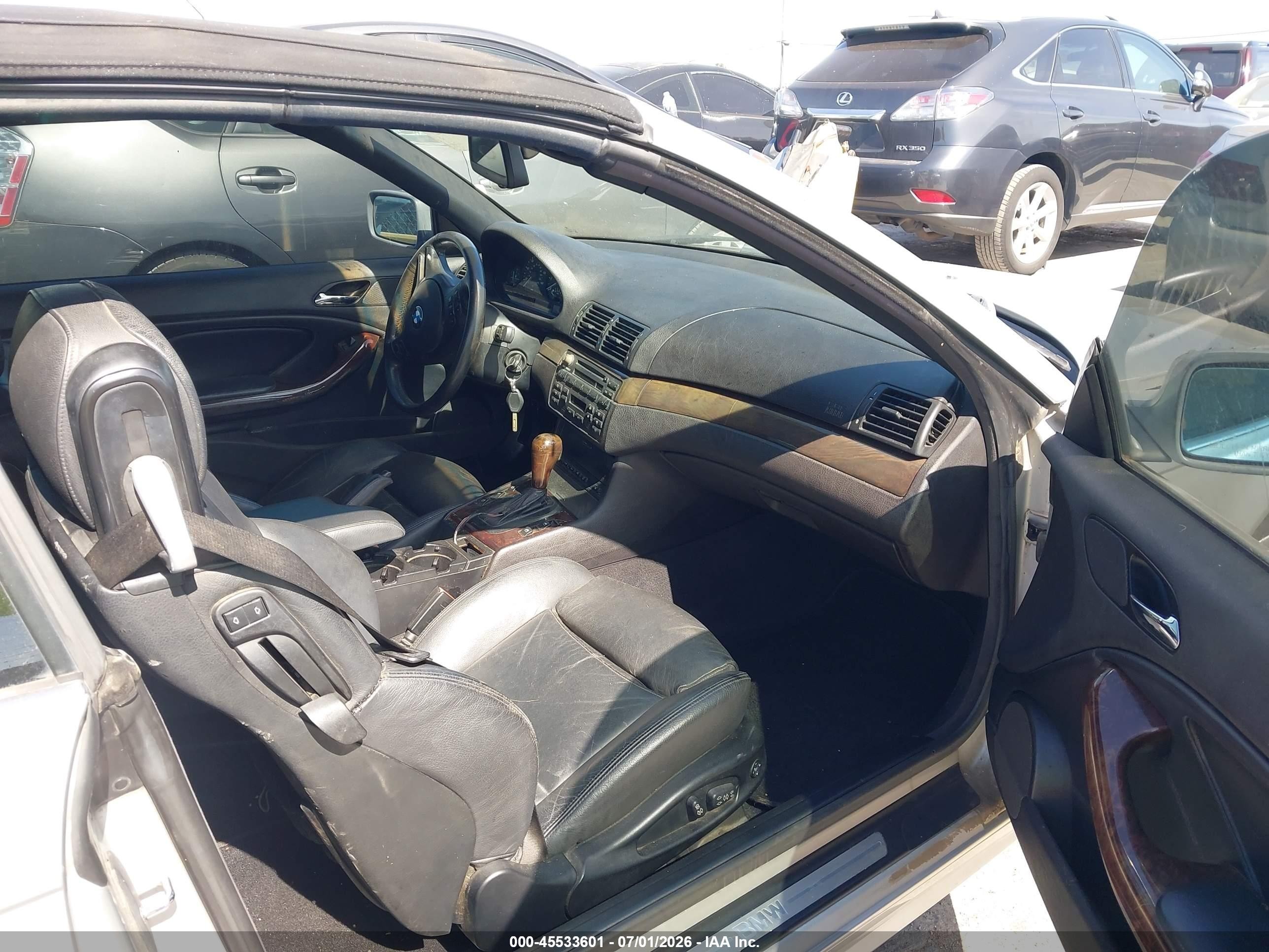 2005 Bmw 325ci   Silver vin: WBABW33475PL37509