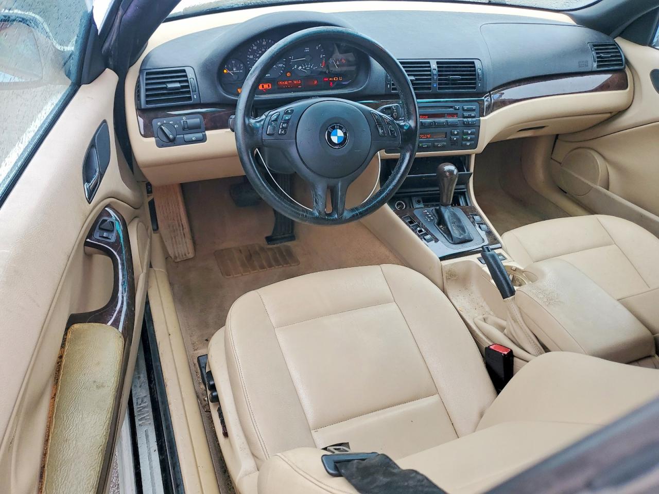 2005 Bmw 325 Ci White vin: WBABW33475PX83241