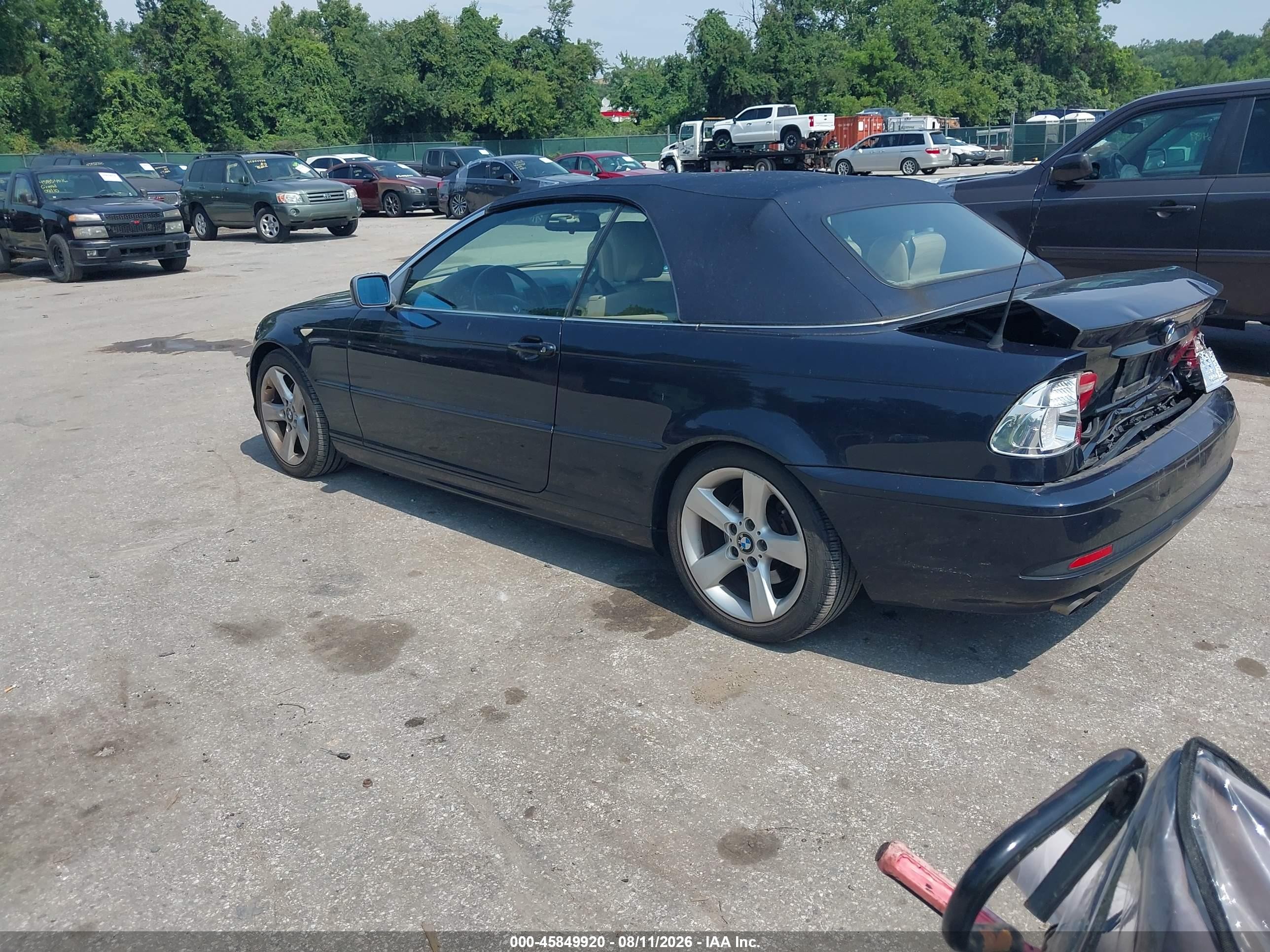 2006 Bmw 325ci   Black vin: WBABW33476PX83600
