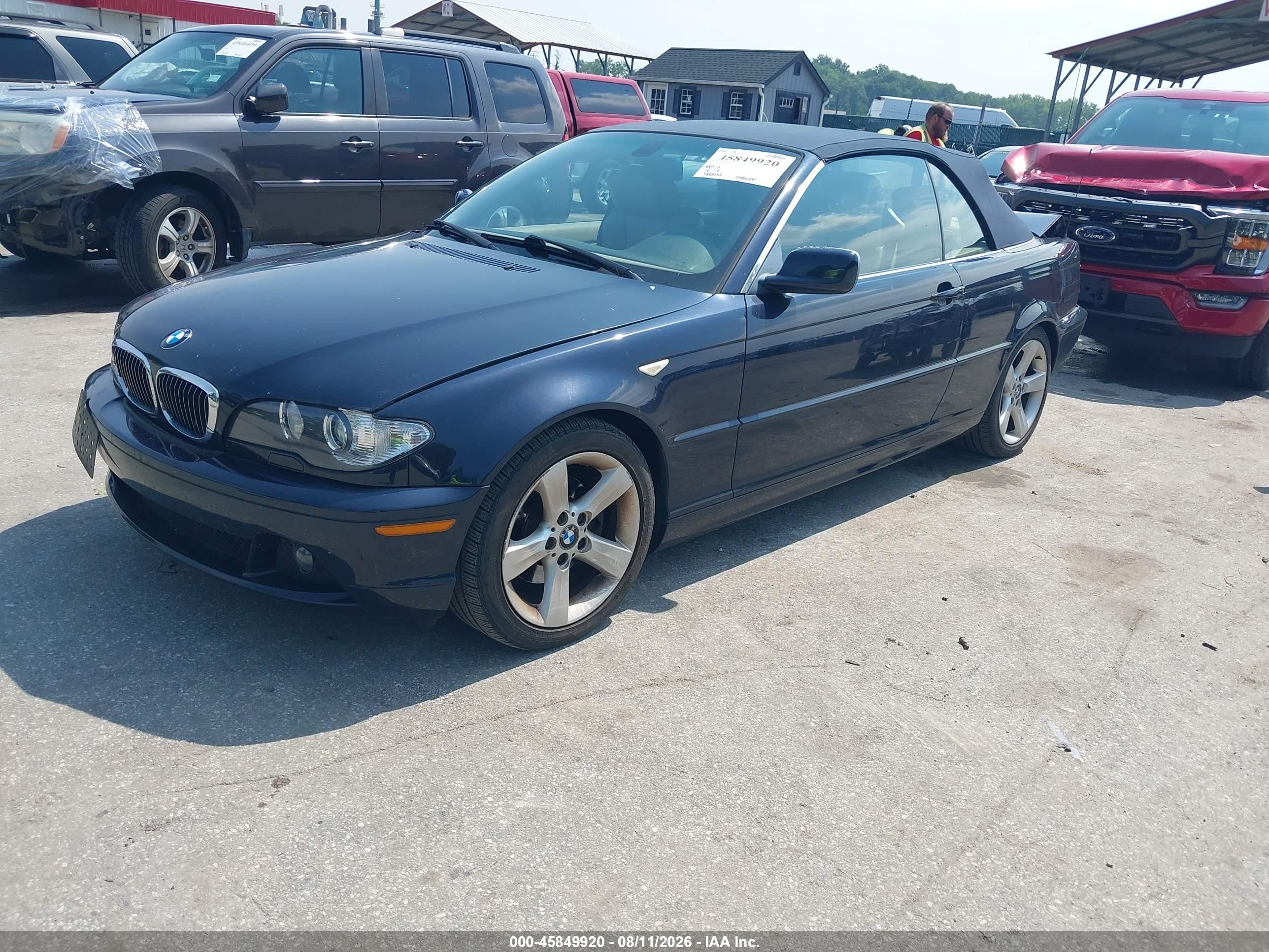 2006 Bmw 325ci   Black vin: WBABW33476PX83600