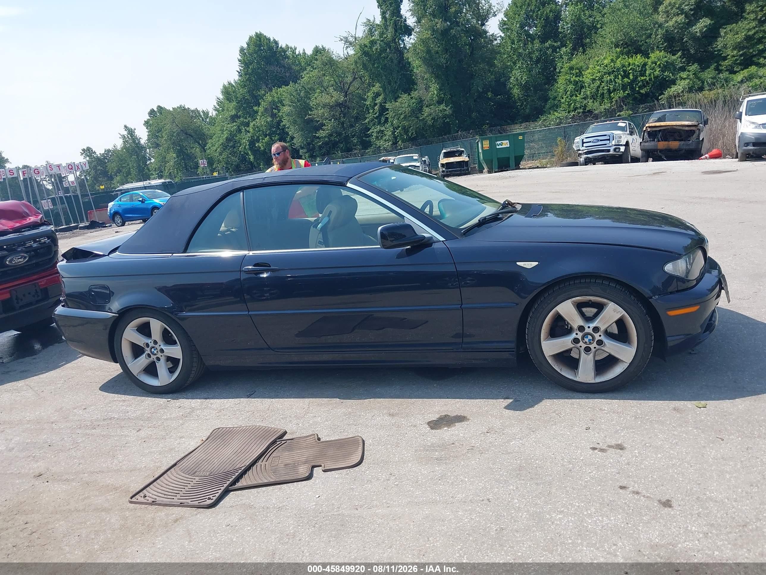 2006 Bmw 325ci   Black vin: WBABW33476PX83600