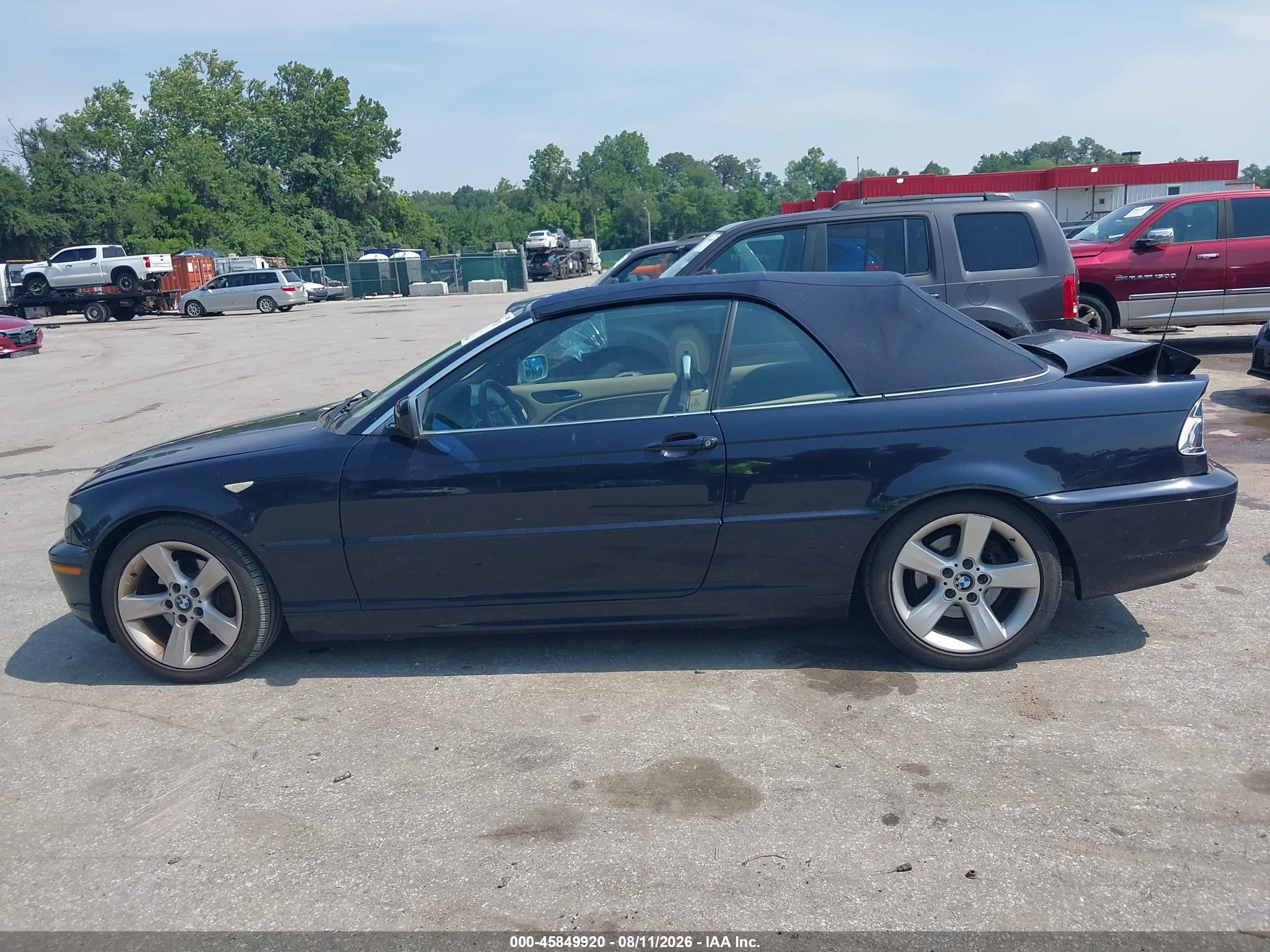 2006 Bmw 325ci   Black vin: WBABW33476PX83600