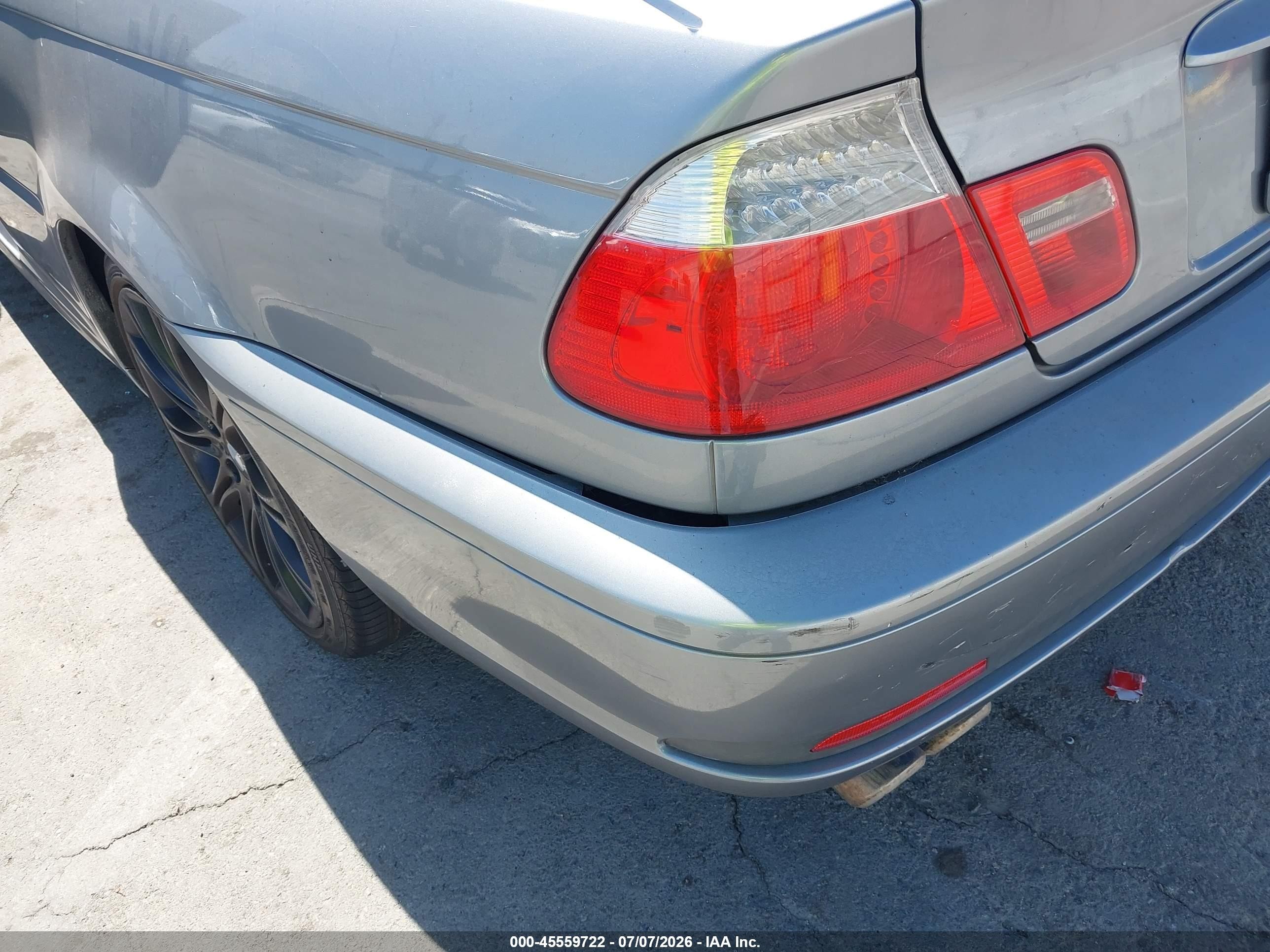 2004 Bmw 325ci Silver vin: WBABW33484PL31863