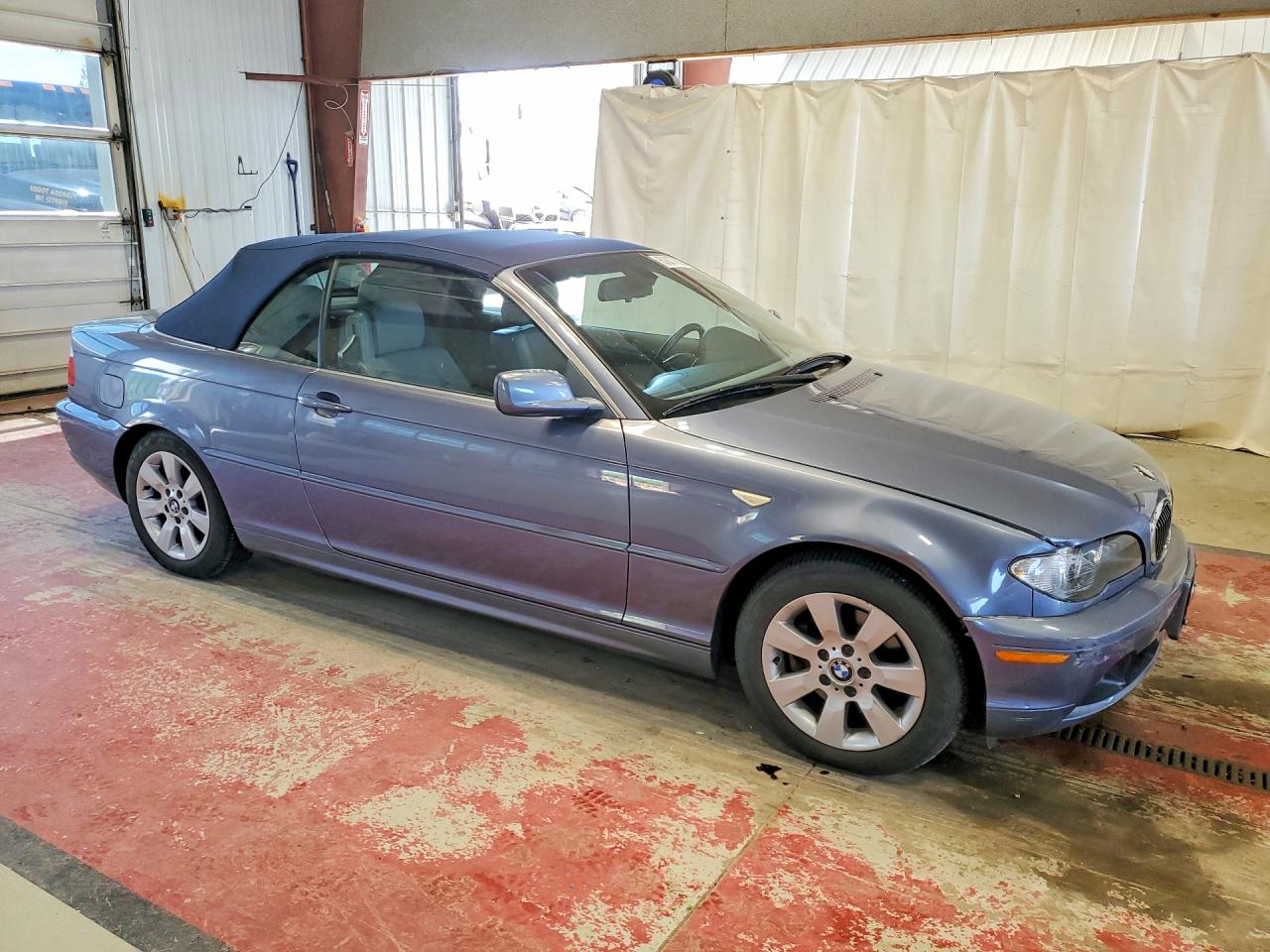 2005 Bmw 325 Ci Blue vin: WBABW33485PL38085