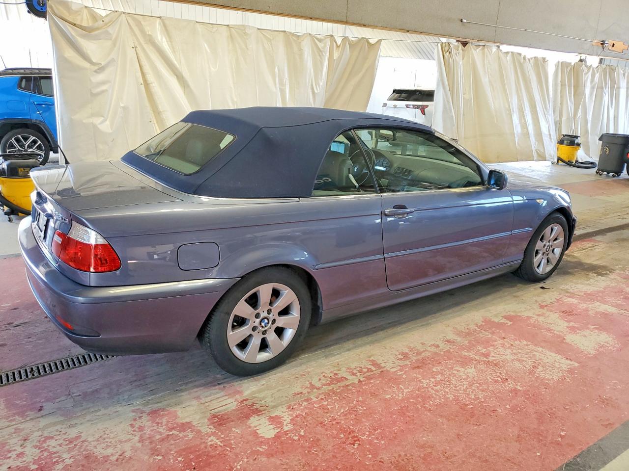2005 Bmw 325 Ci Blue vin: WBABW33485PL38085