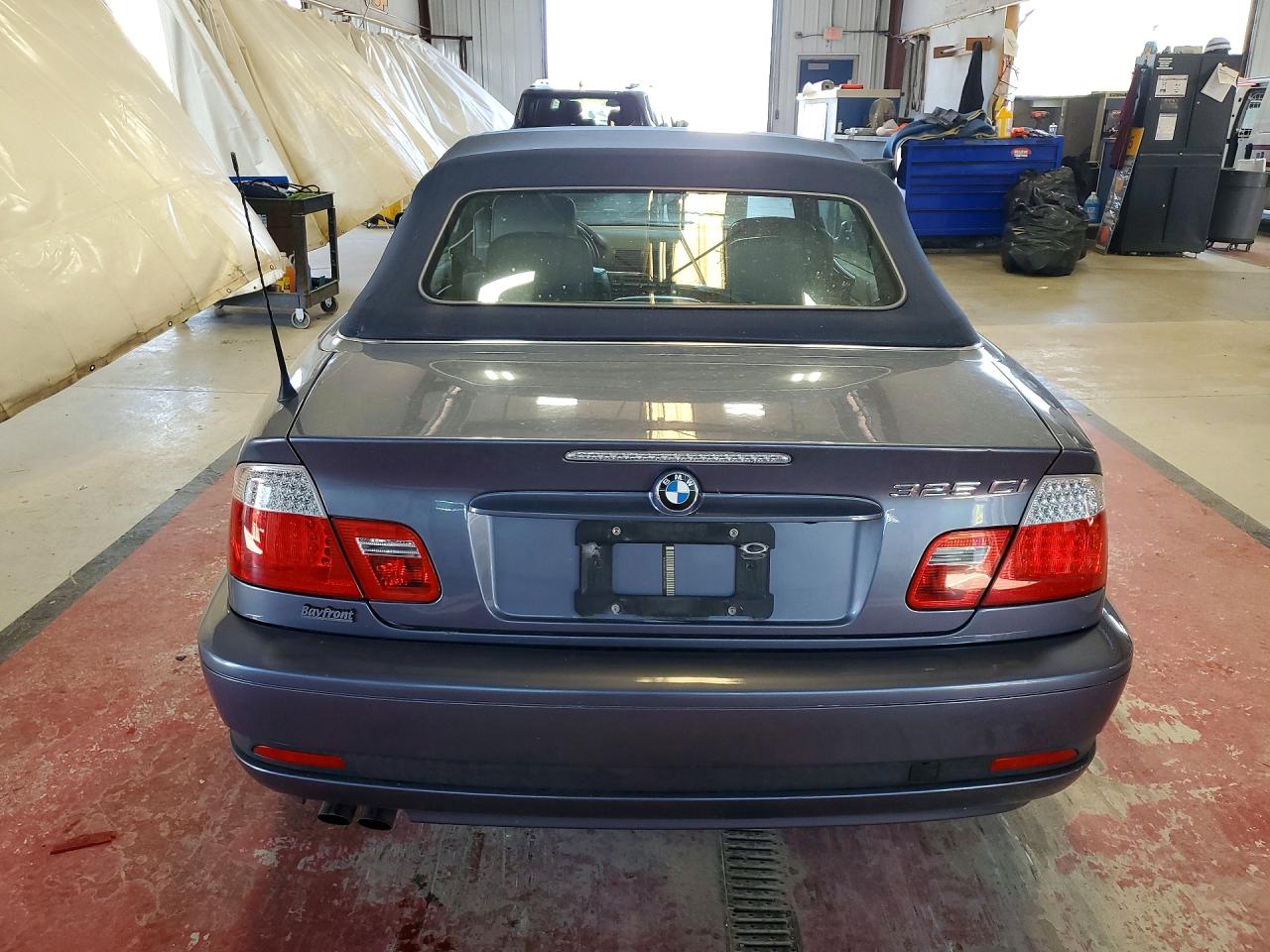 2005 Bmw 325 Ci Blue vin: WBABW33485PL38085