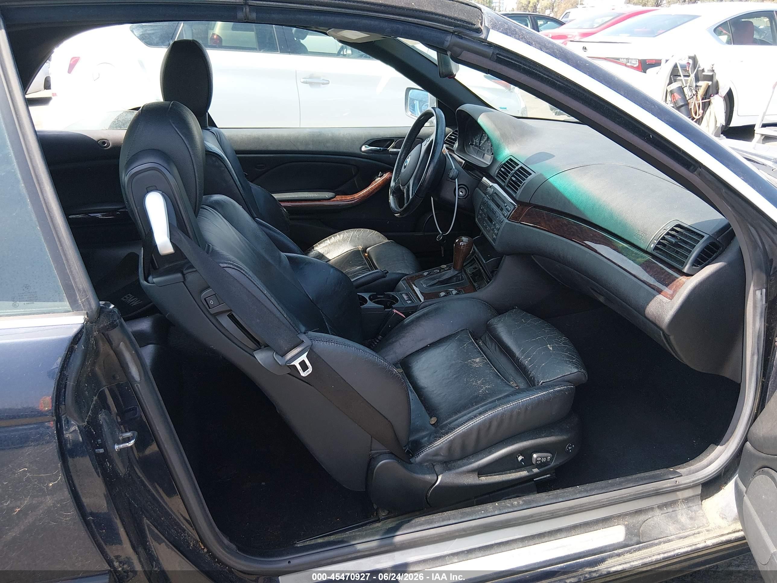 2006 Bmw 325ci   Dark Blue vin: WBABW33486PX87588