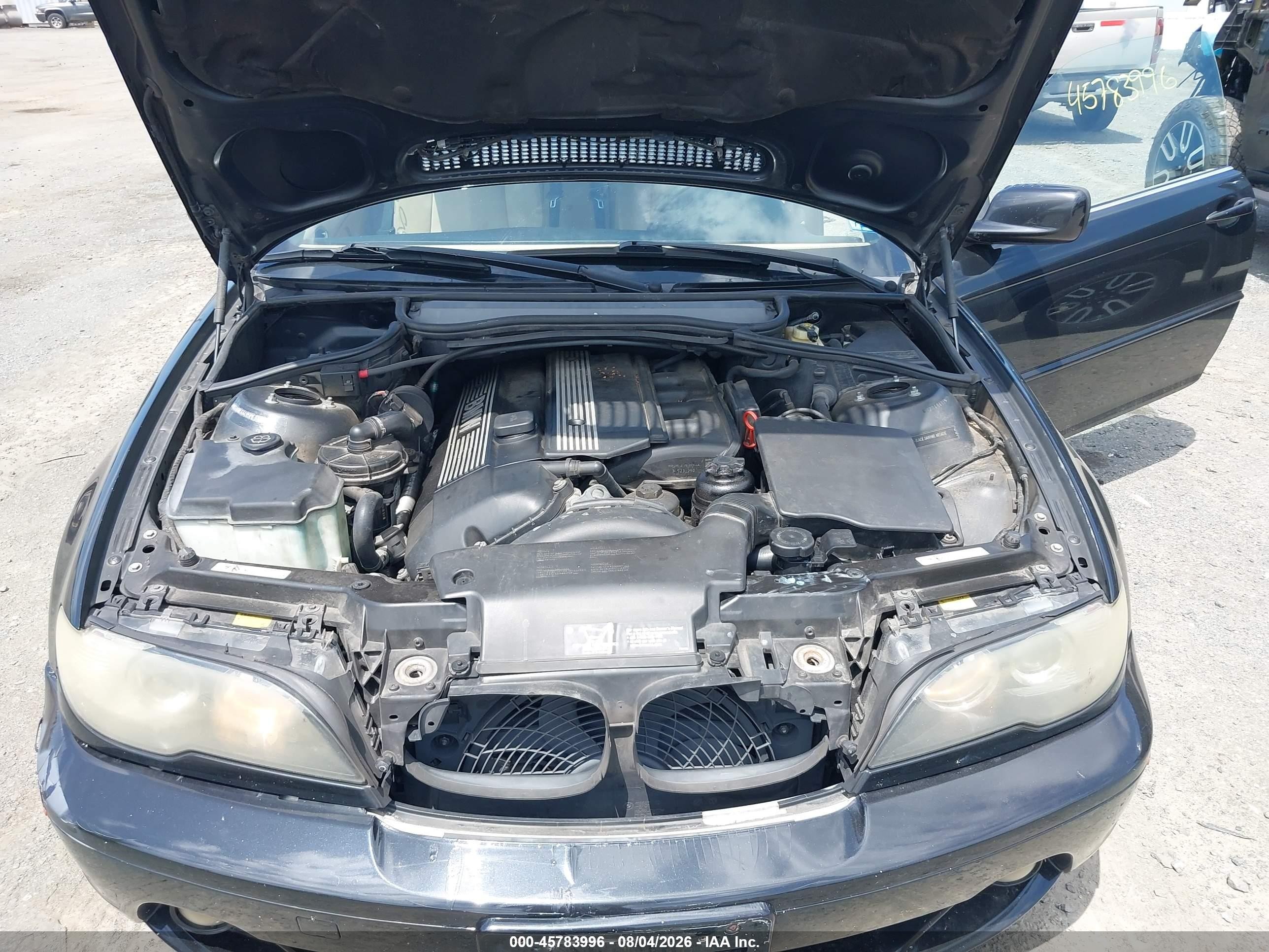 2005 Bmw 325ci   Black vin: WBABW33495PL37267