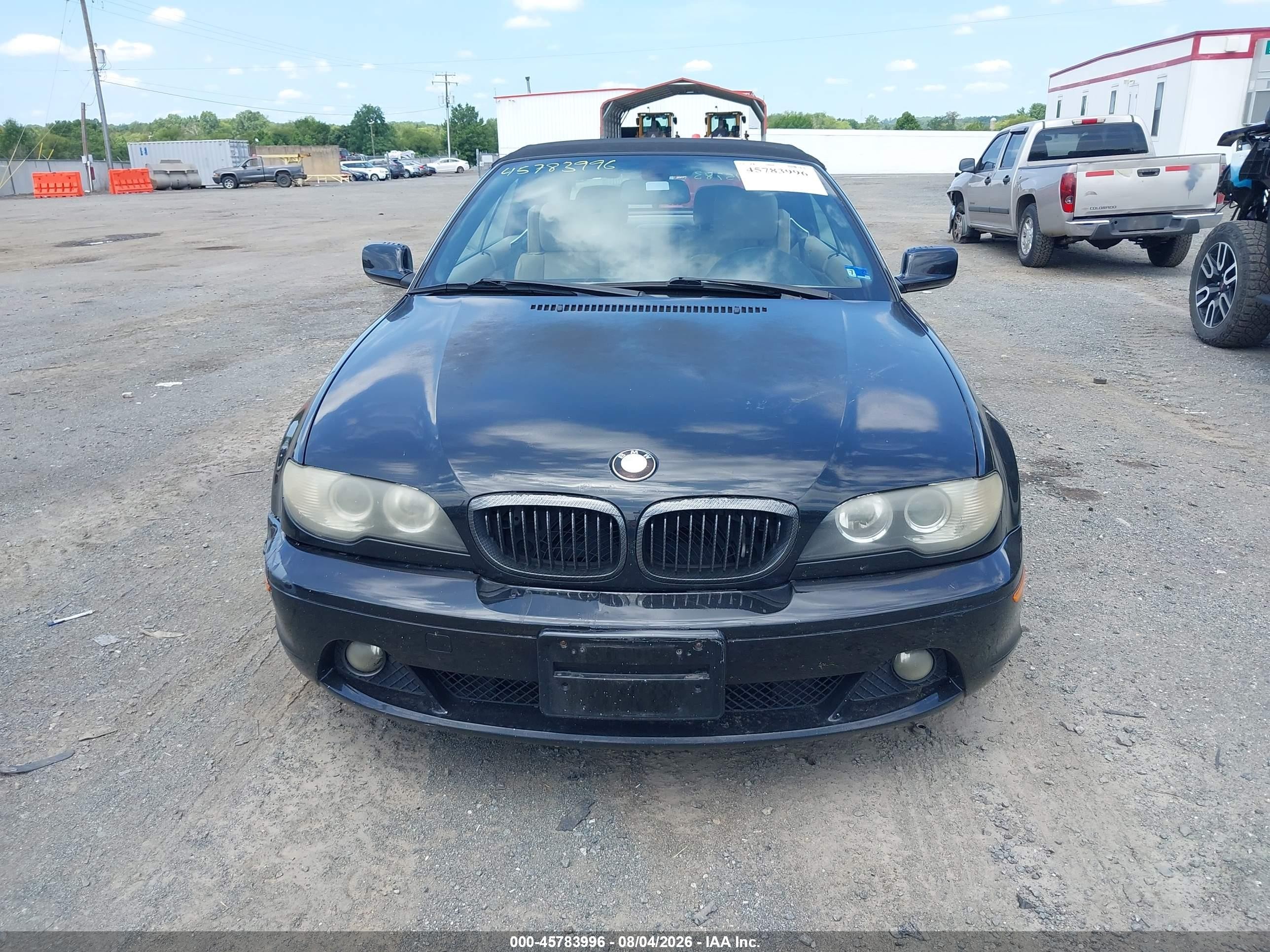2005 Bmw 325ci   Black vin: WBABW33495PL37267