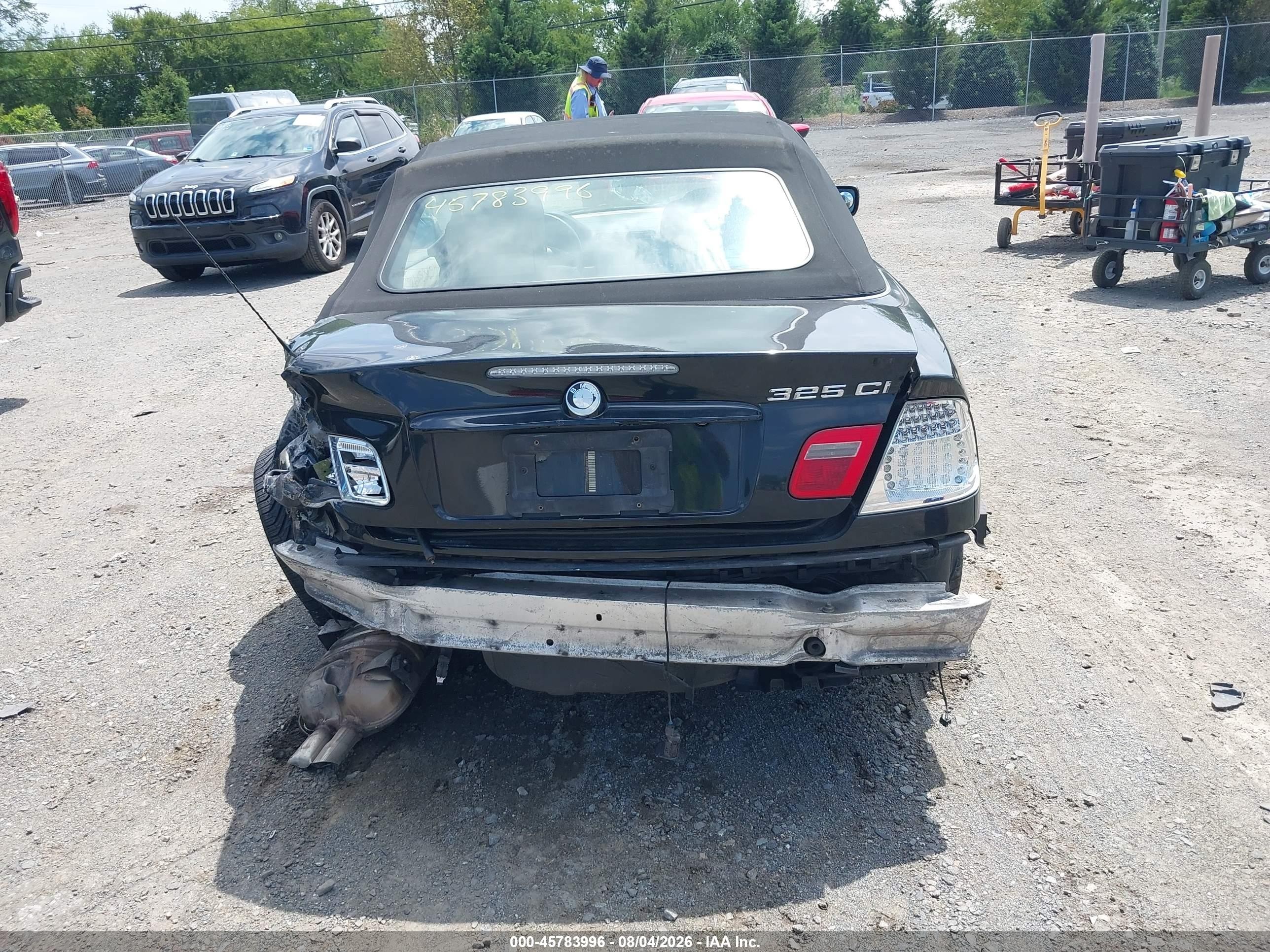 2005 Bmw 325ci   Black vin: WBABW33495PL37267