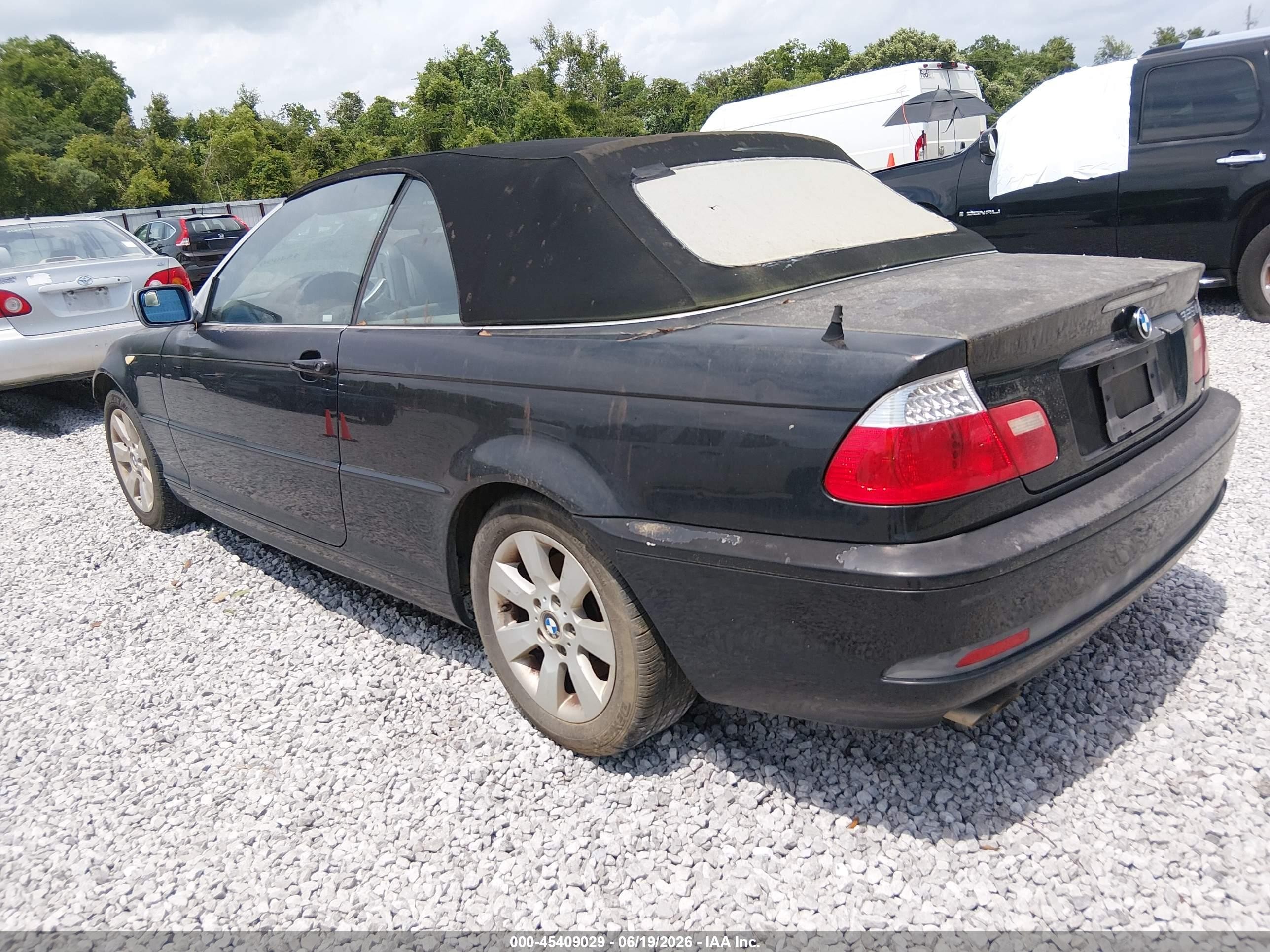 2005 Bmw 325ci   Black vin: WBABW334X5PL34202