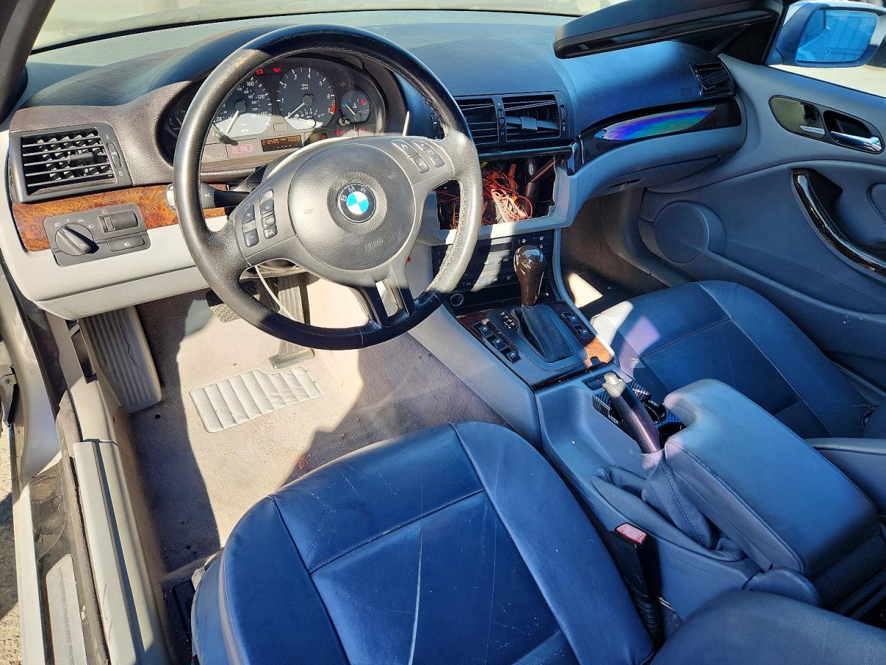 2005 Bmw 325 Ci Silver vin: WBABW334X5PL38055