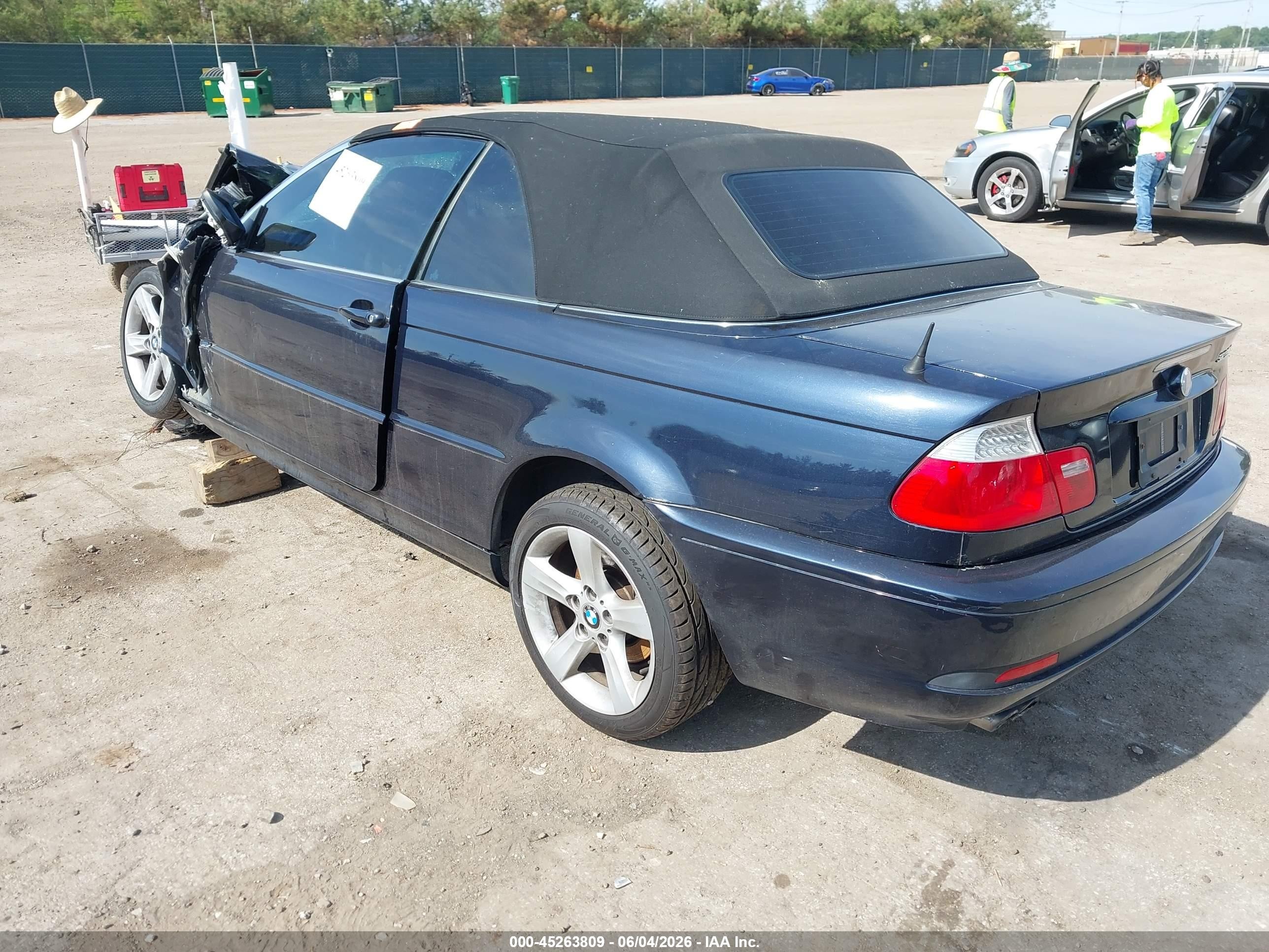 2006 Bmw 325ci   Blue vin: WBABW334X6PX86426