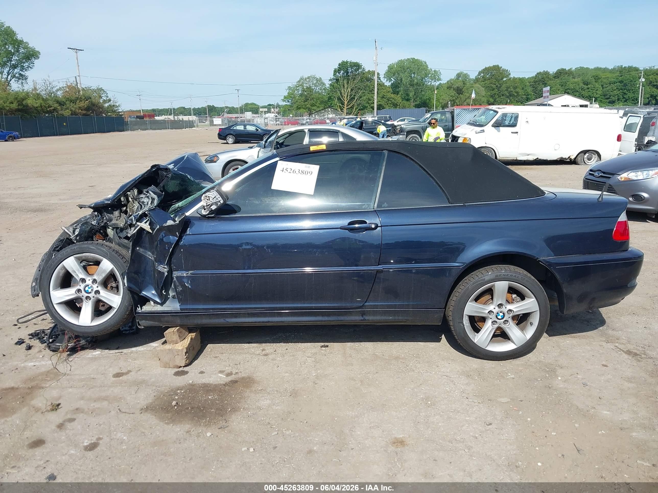 2006 Bmw 325ci   Blue vin: WBABW334X6PX86426