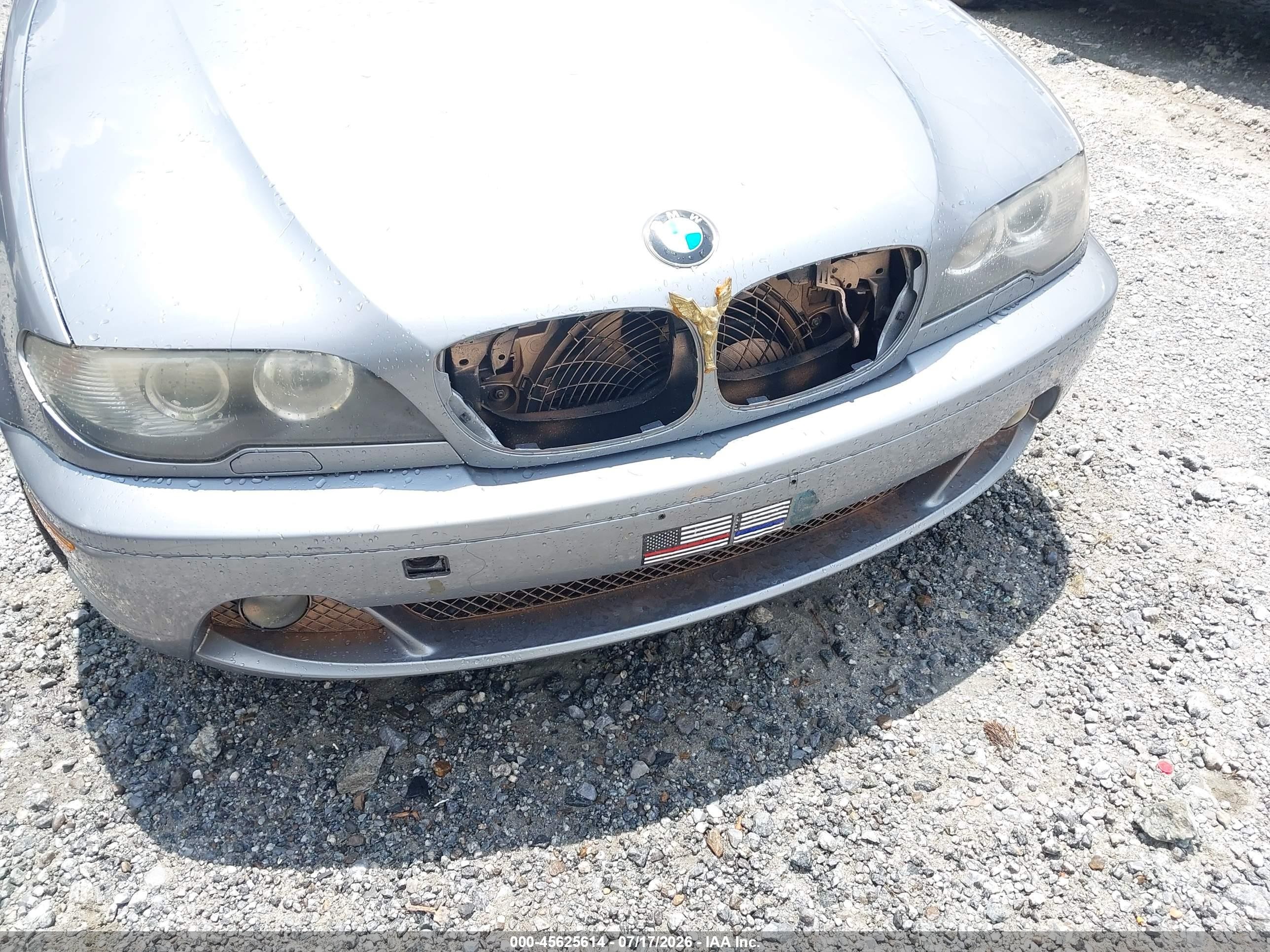 2005 Bmw 330ci   Silver vin: WBABW53405PL52915