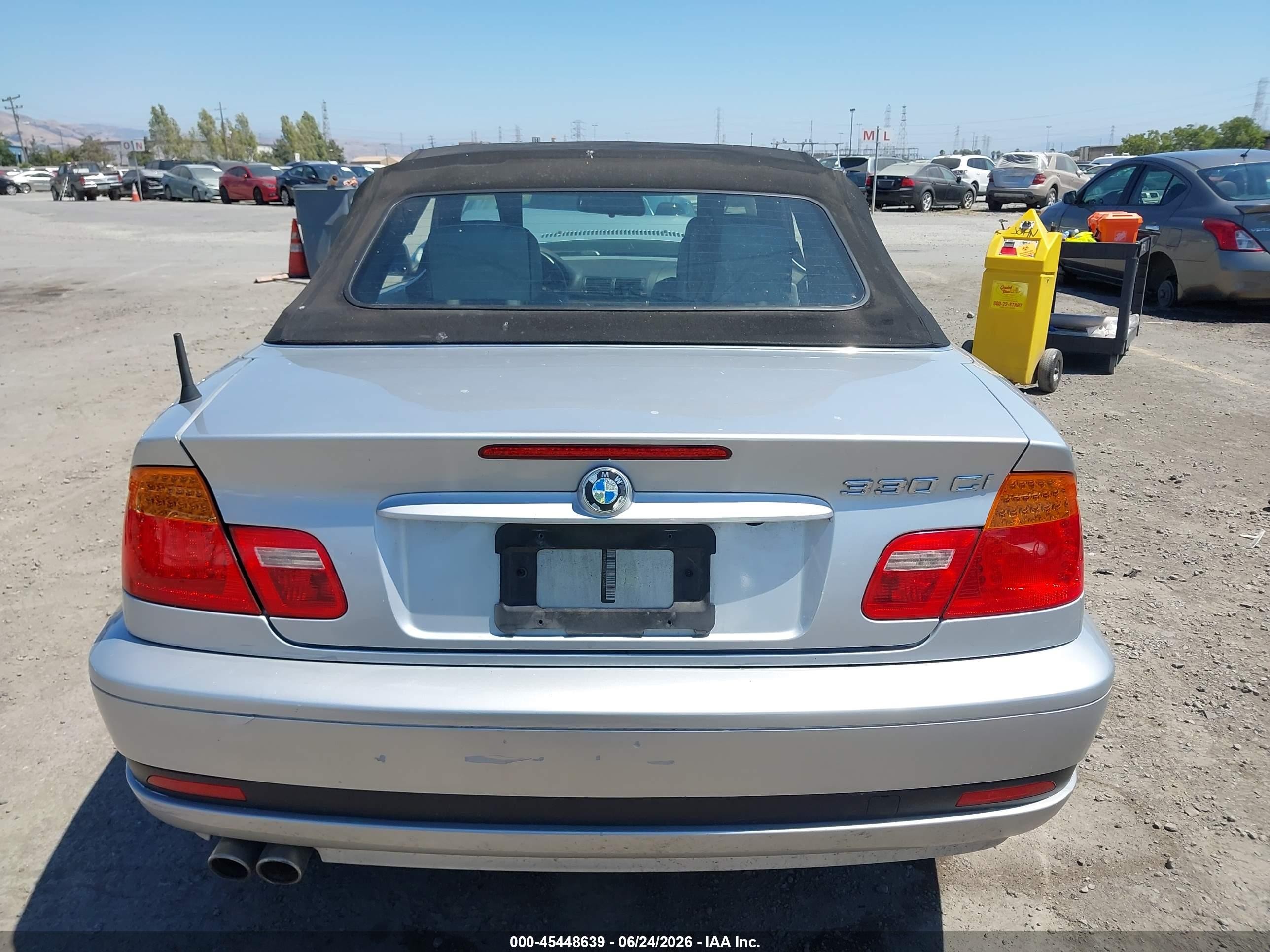 2004 Bmw 330ci   Silver vin: WBABW53414PL44322
