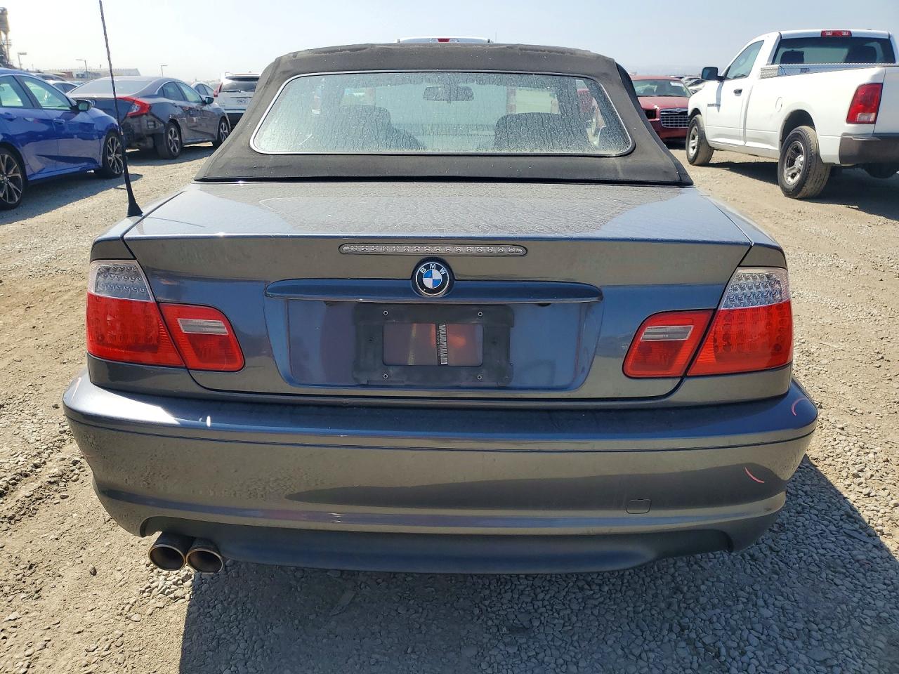 2005 Bmw 330 Ci Gray vin: WBABW53415PL50283
