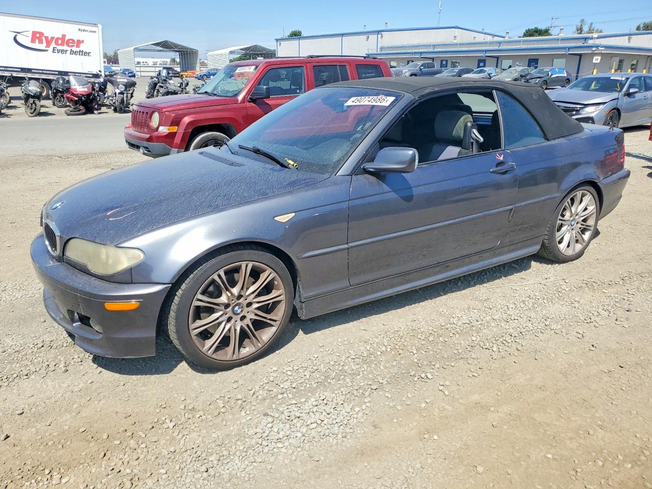 2005 Bmw 330 Ci Gray vin: WBABW53415PL50283