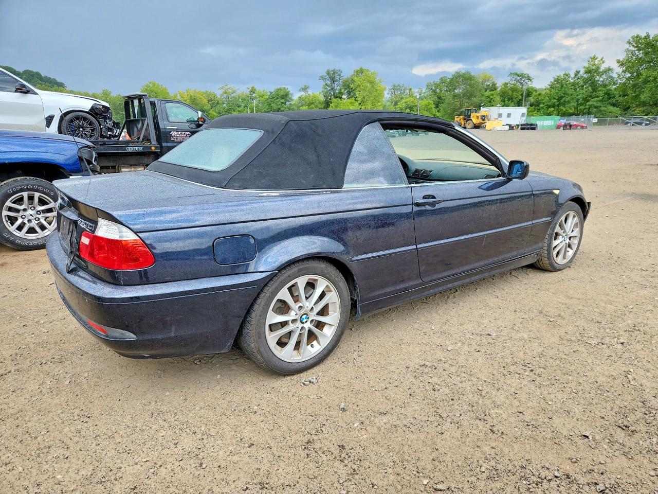 2005 Bmw 330 Ci Black vin: WBABW53415PL52972