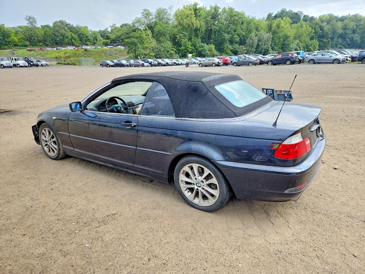 2005 Bmw 330 Ci Black vin: WBABW53415PL52972