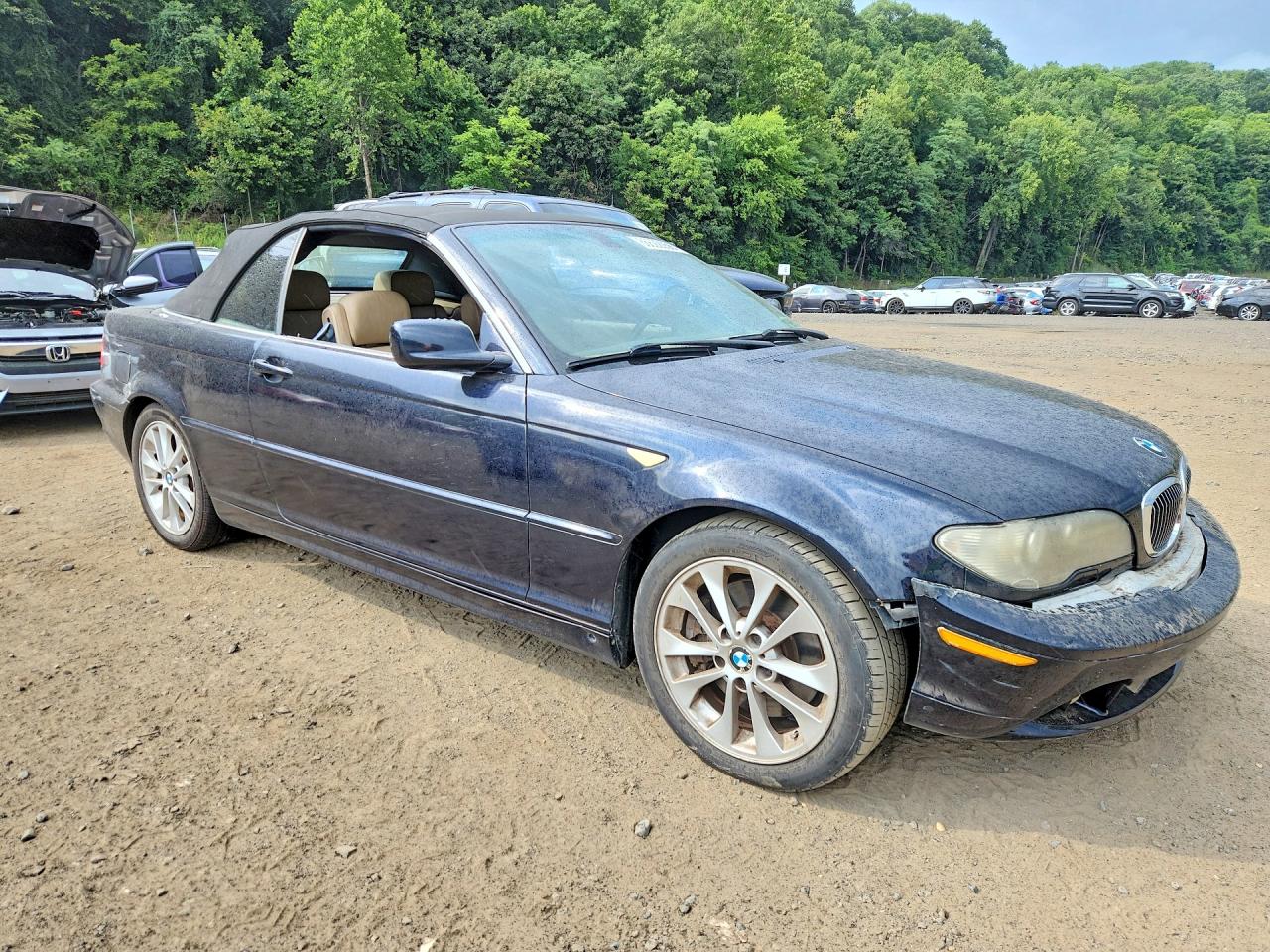2005 Bmw 330 Ci Black vin: WBABW53415PL52972