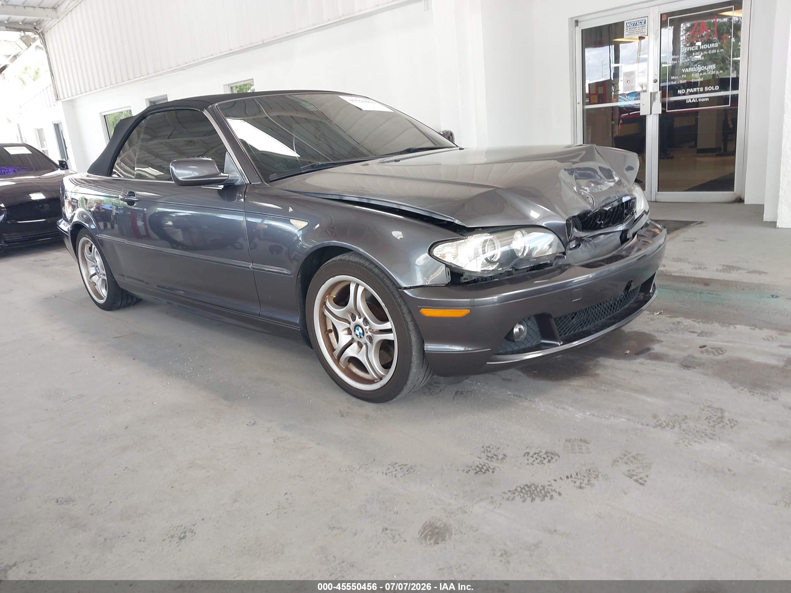 2006 Bmw 330ci   Gray vin: WBABW53416PZ40601
