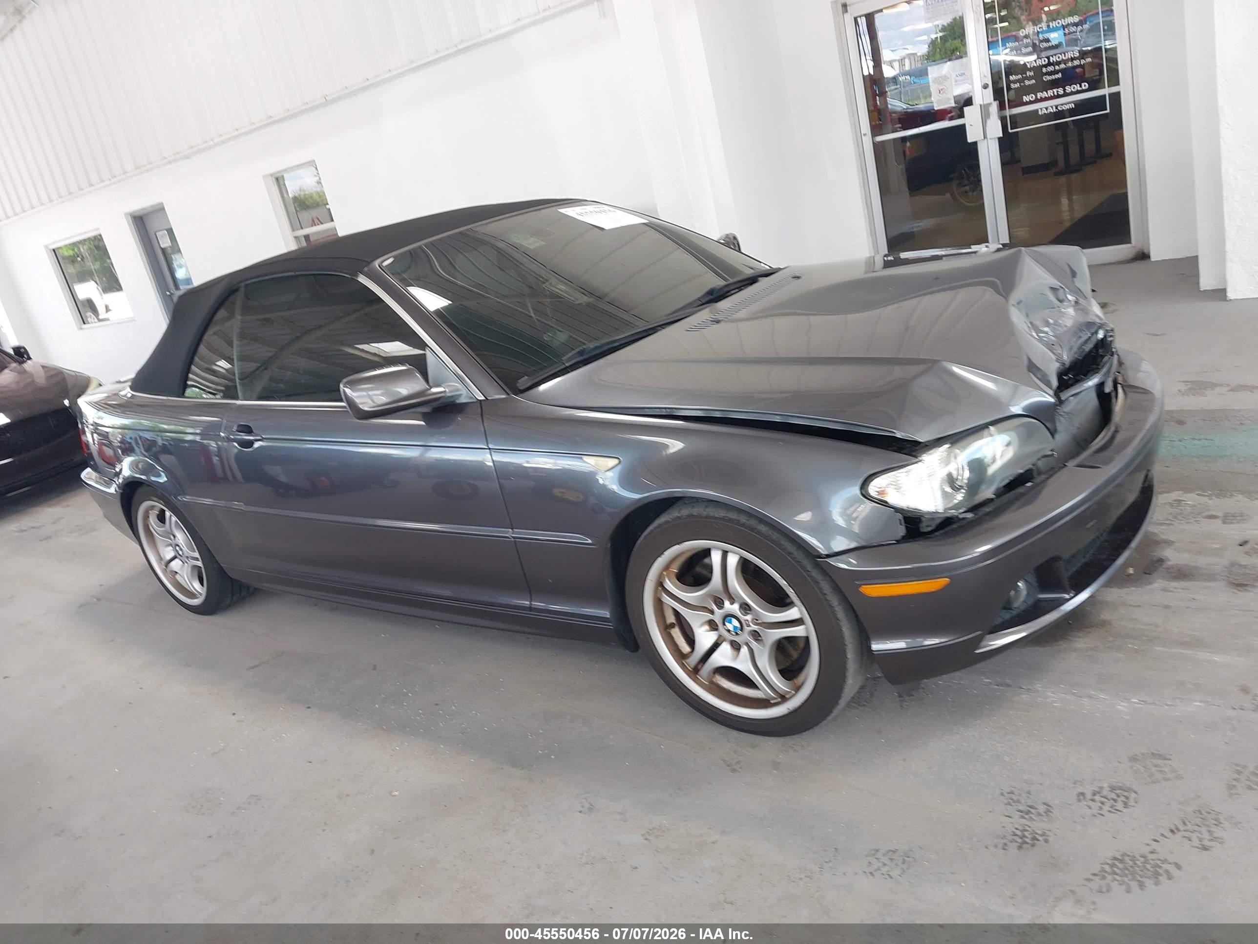 2006 Bmw 330ci   Gray vin: WBABW53416PZ40601