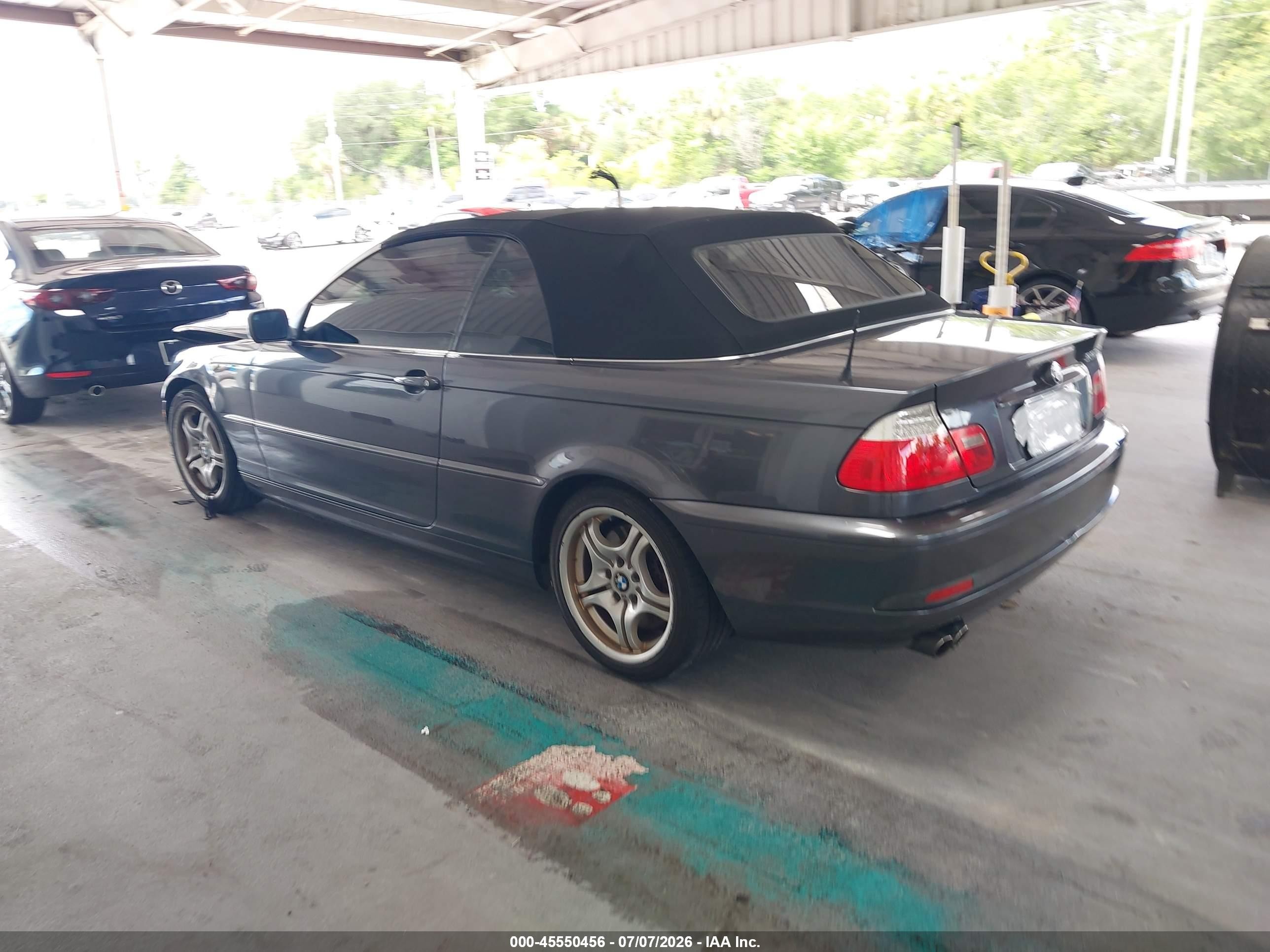 2006 Bmw 330ci   Gray vin: WBABW53416PZ40601