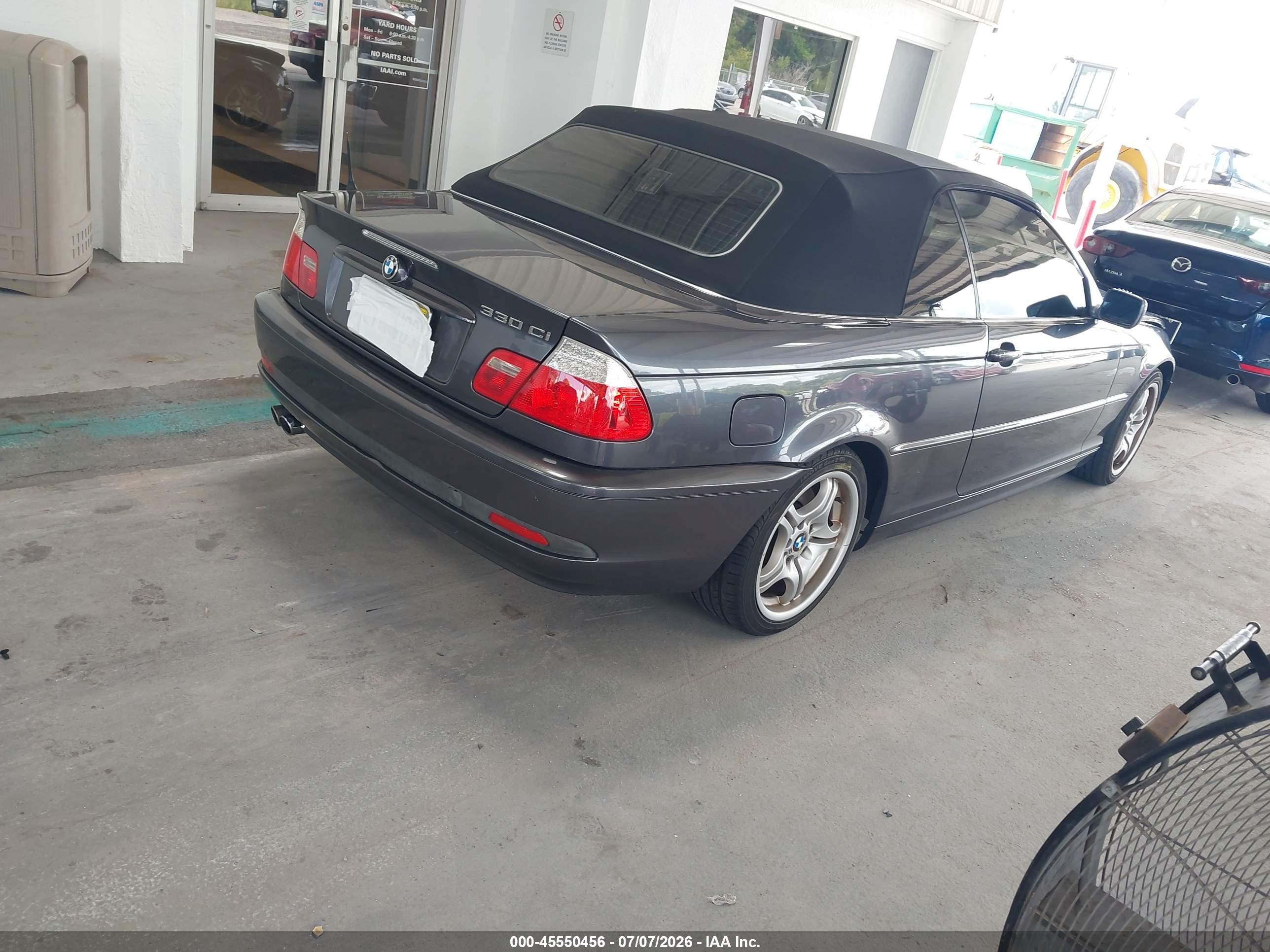 2006 Bmw 330ci   Gray vin: WBABW53416PZ40601