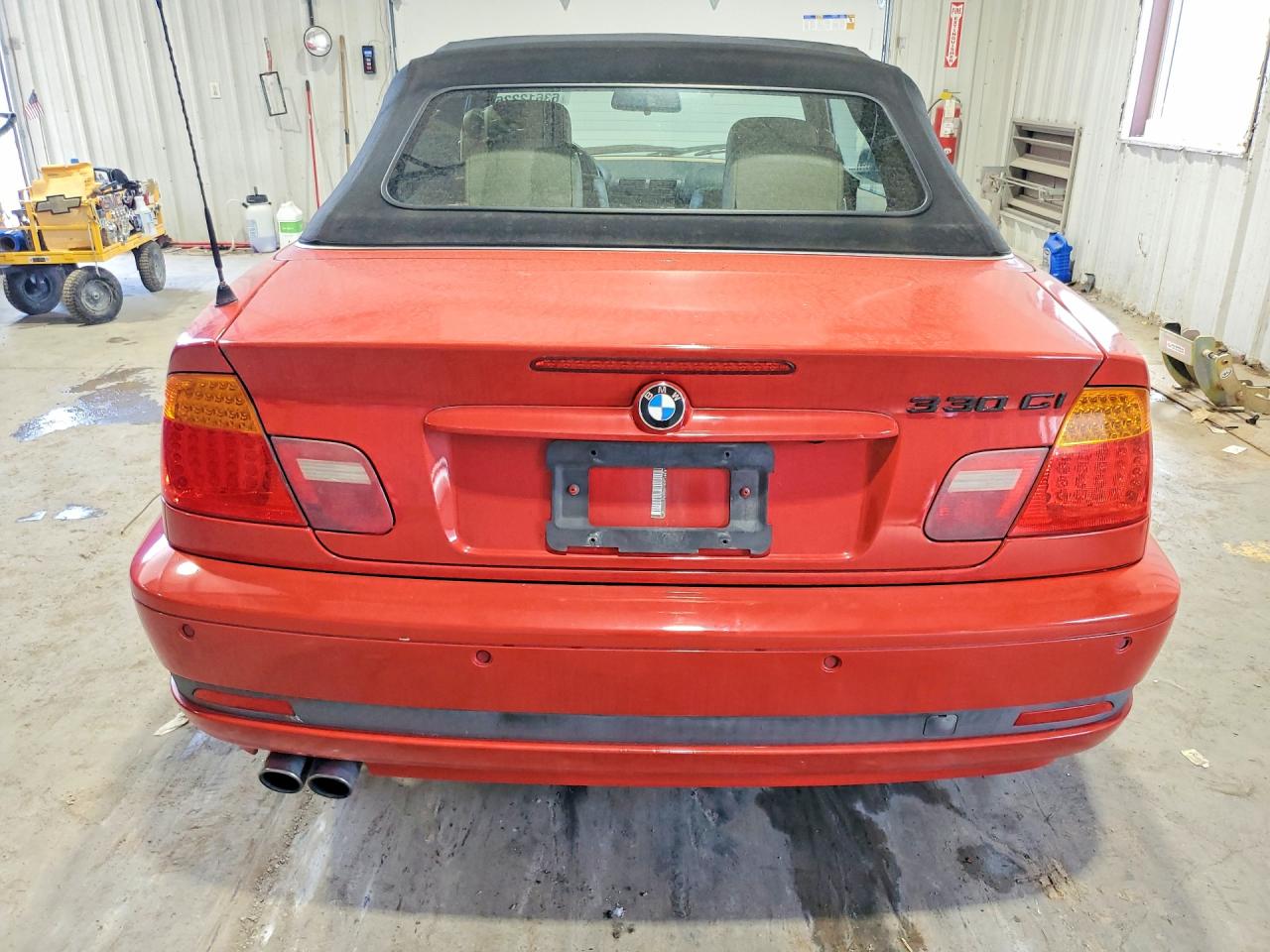 2004 Bmw 330 Ci Red vin: WBABW53424PL44149