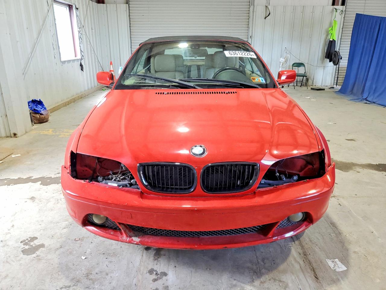 2004 Bmw 330 Ci Red vin: WBABW53424PL44149