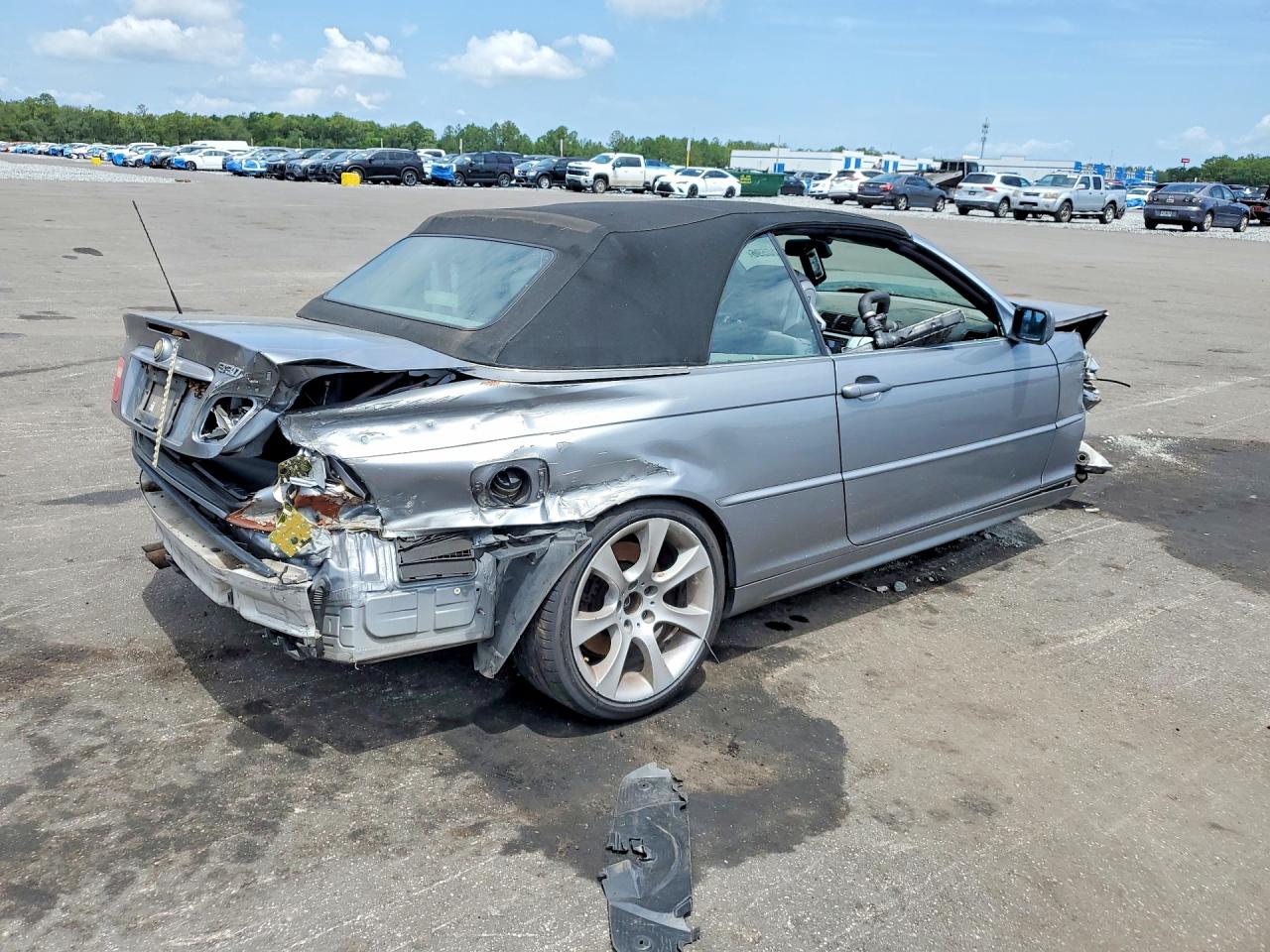 2005 Bmw 330 Ci Silver vin: WBABW53425PJ96425
