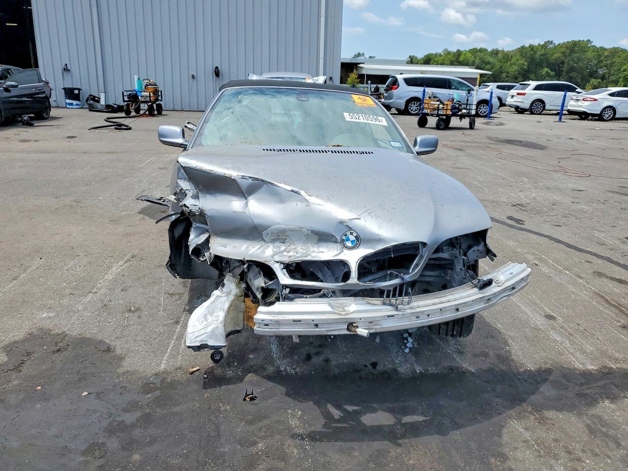 2005 Bmw 330 Ci Silver vin: WBABW53425PJ96425