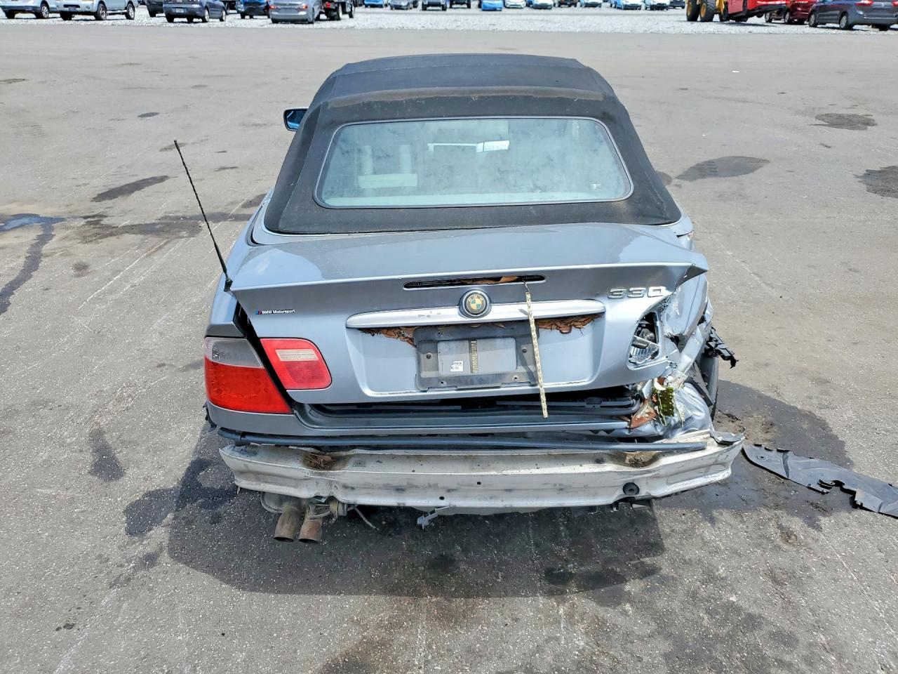 2005 Bmw 330 Ci Silver vin: WBABW53425PJ96425