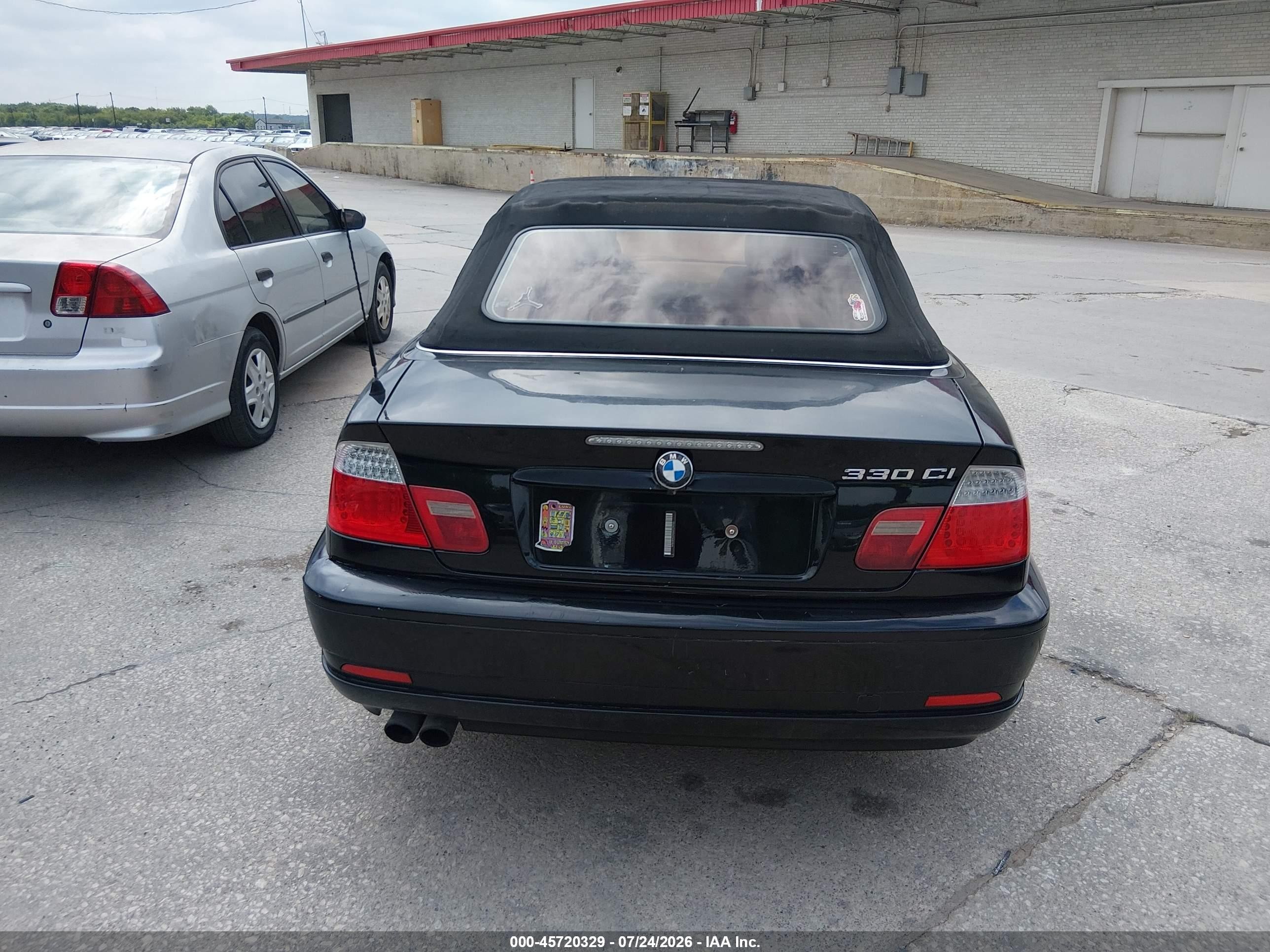 2006 Bmw 330ci   Black vin: WBABW53426PZ39750