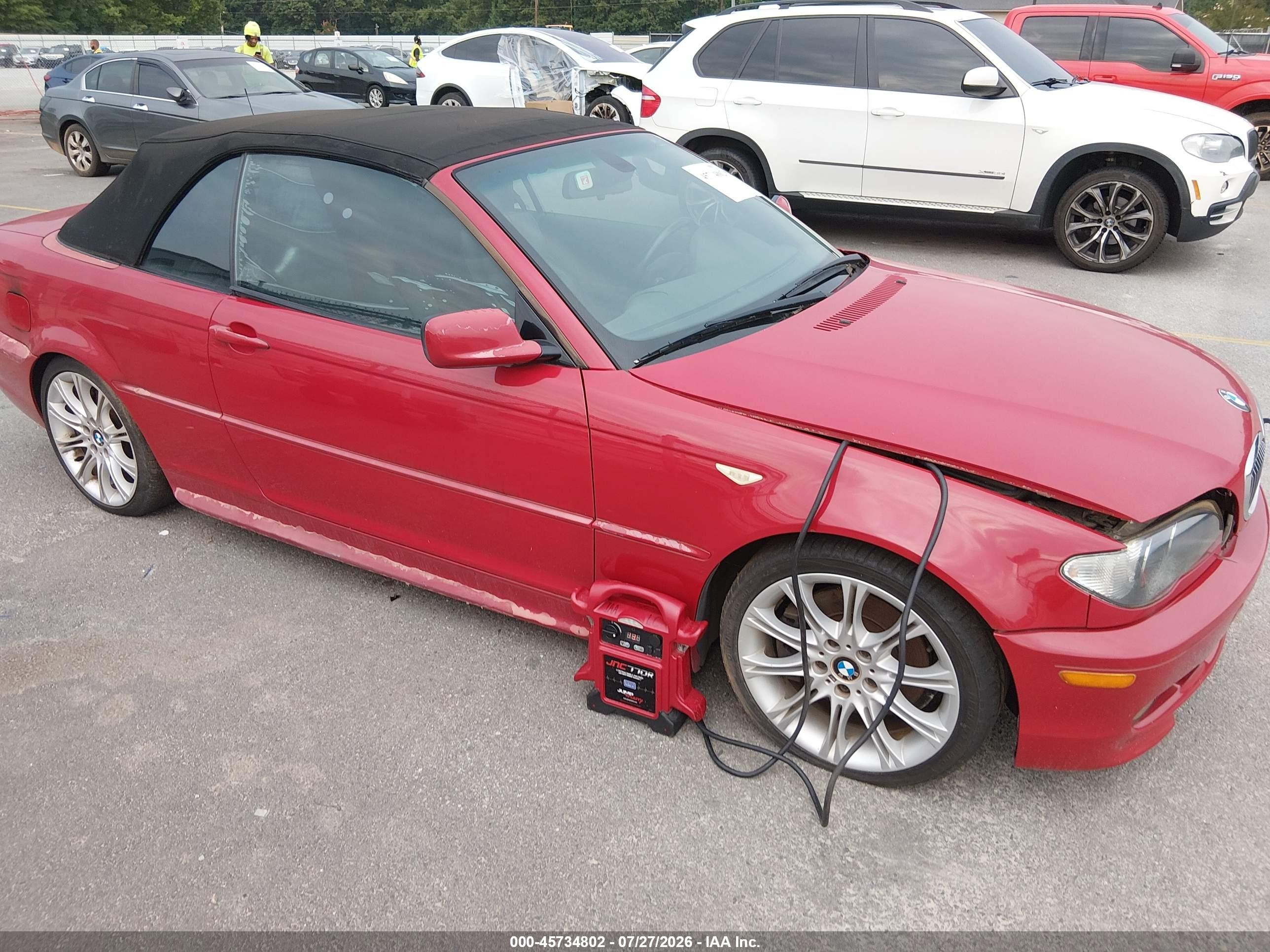 2006 Bmw 330ci   Красный vin: WBABW53426PZ40767