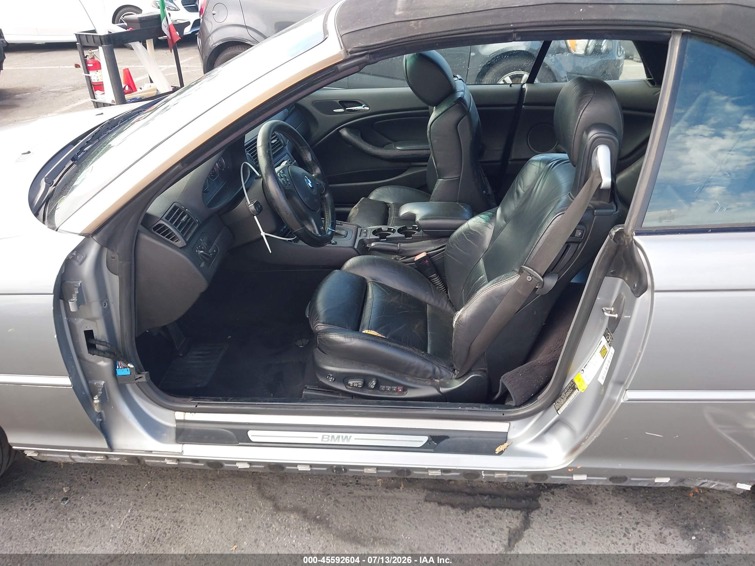 2006 Bmw 330ci   Silver vin: WBABW53426PZ42454