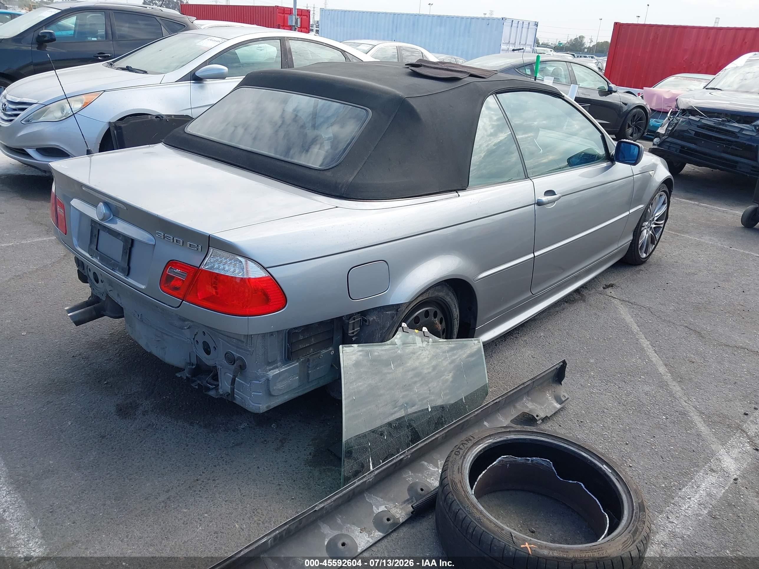 2006 Bmw 330ci   Silver vin: WBABW53426PZ42454