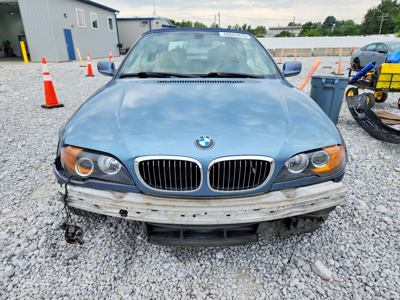 2004 Bmw 330 Ci Blue vin: WBABW53434PL42197