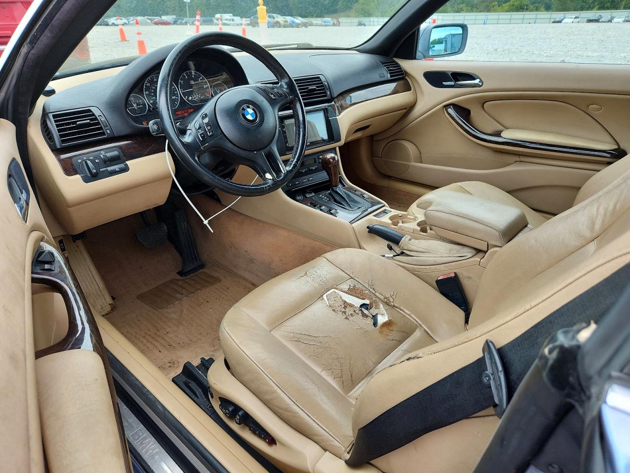 2004 Bmw 330 Ci Blue vin: WBABW53434PL42197