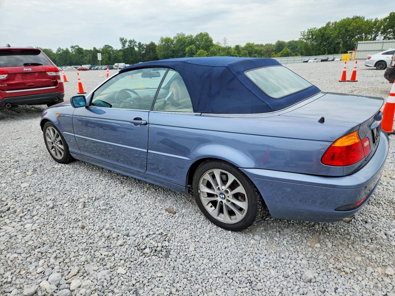 2004 Bmw 330 Ci Blue vin: WBABW53434PL42197