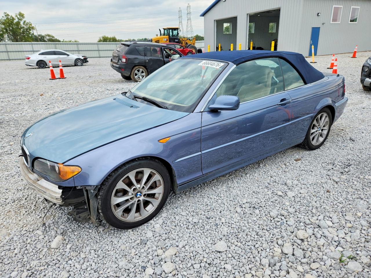 2004 Bmw 330 Ci Blue vin: WBABW53434PL42197