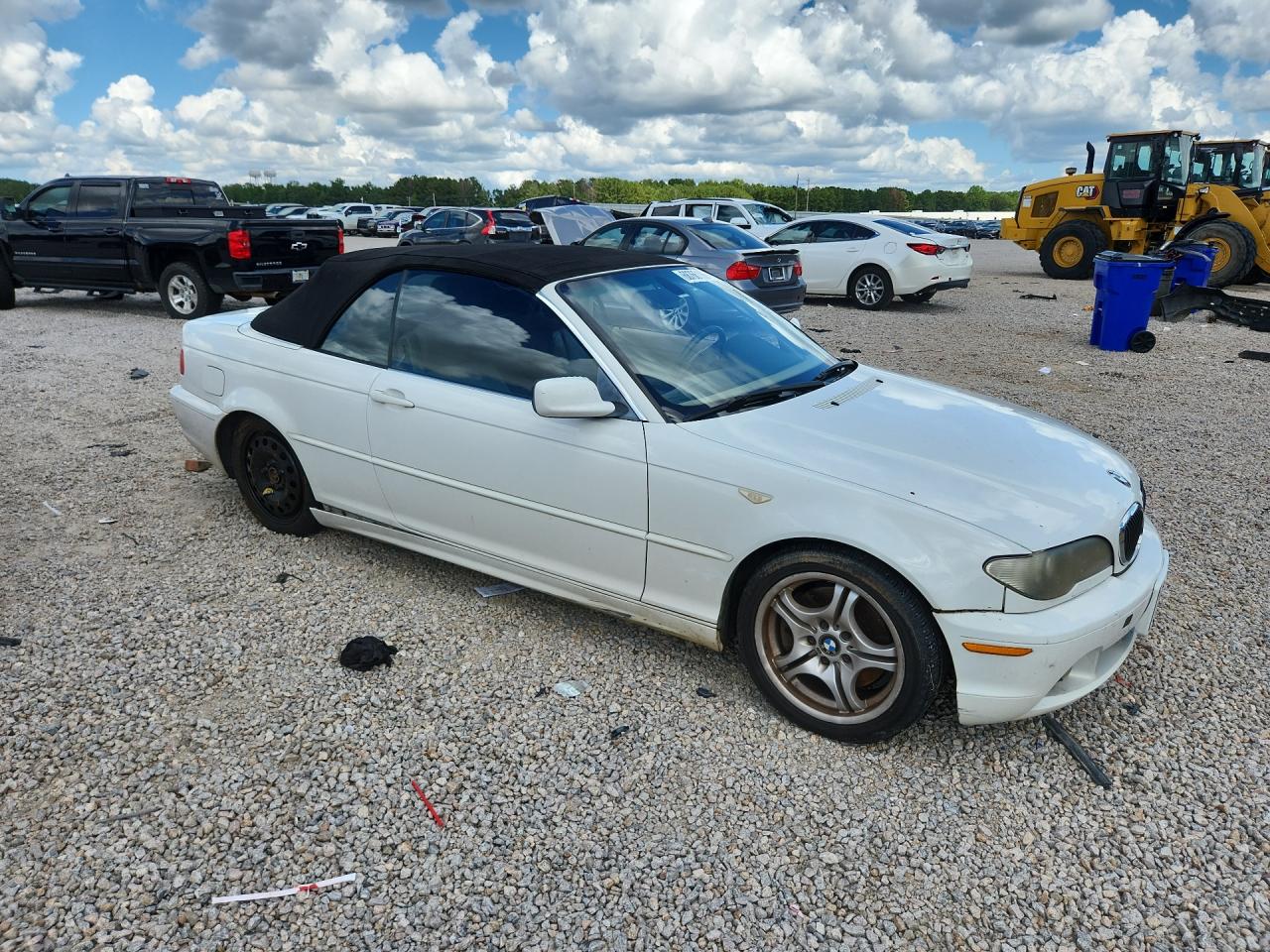2006 Bmw 330 Ci White vin: WBABW53436PZ39319