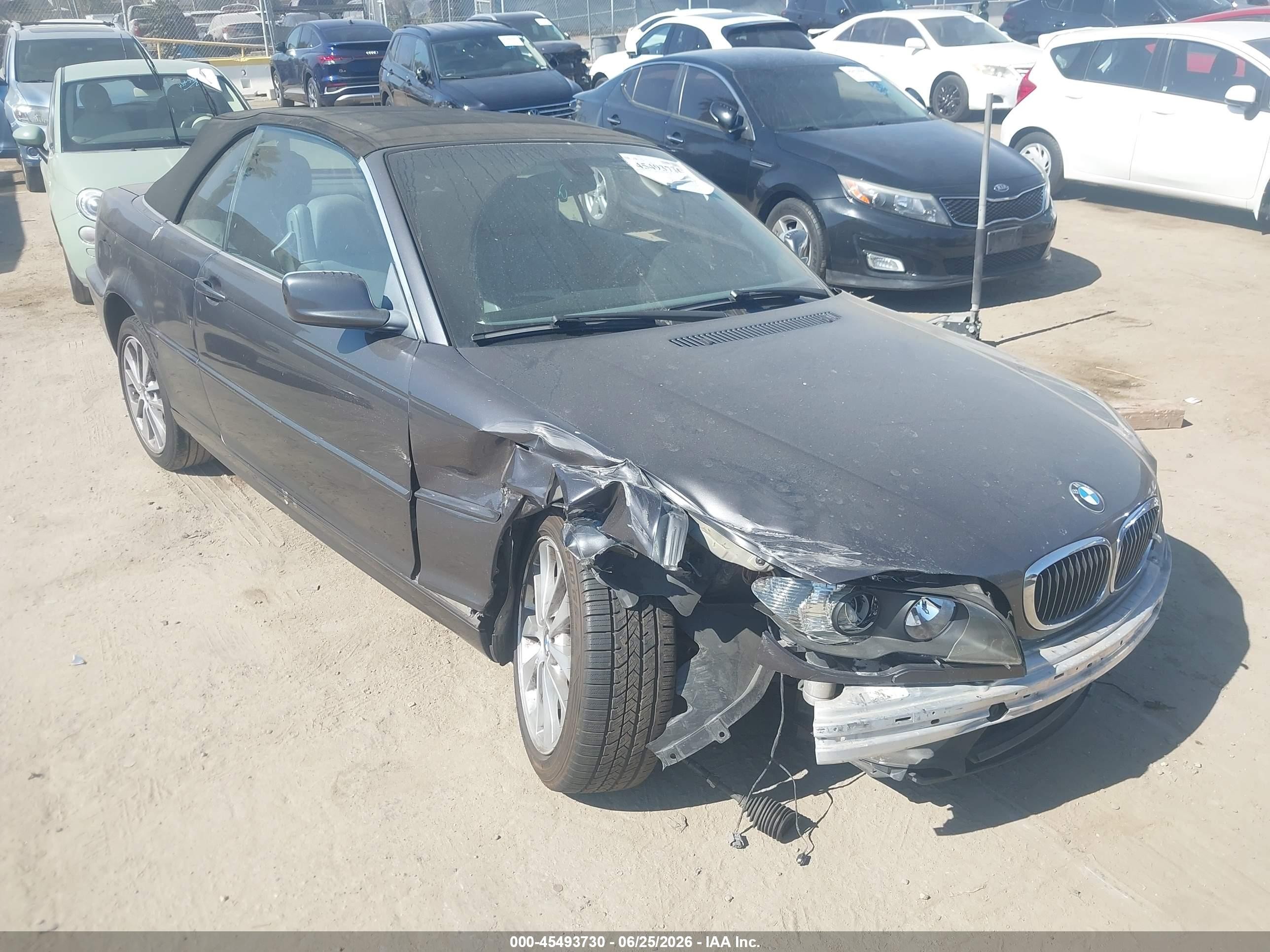 2006 Bmw 330ci   Gray vin: WBABW53436PZ40406